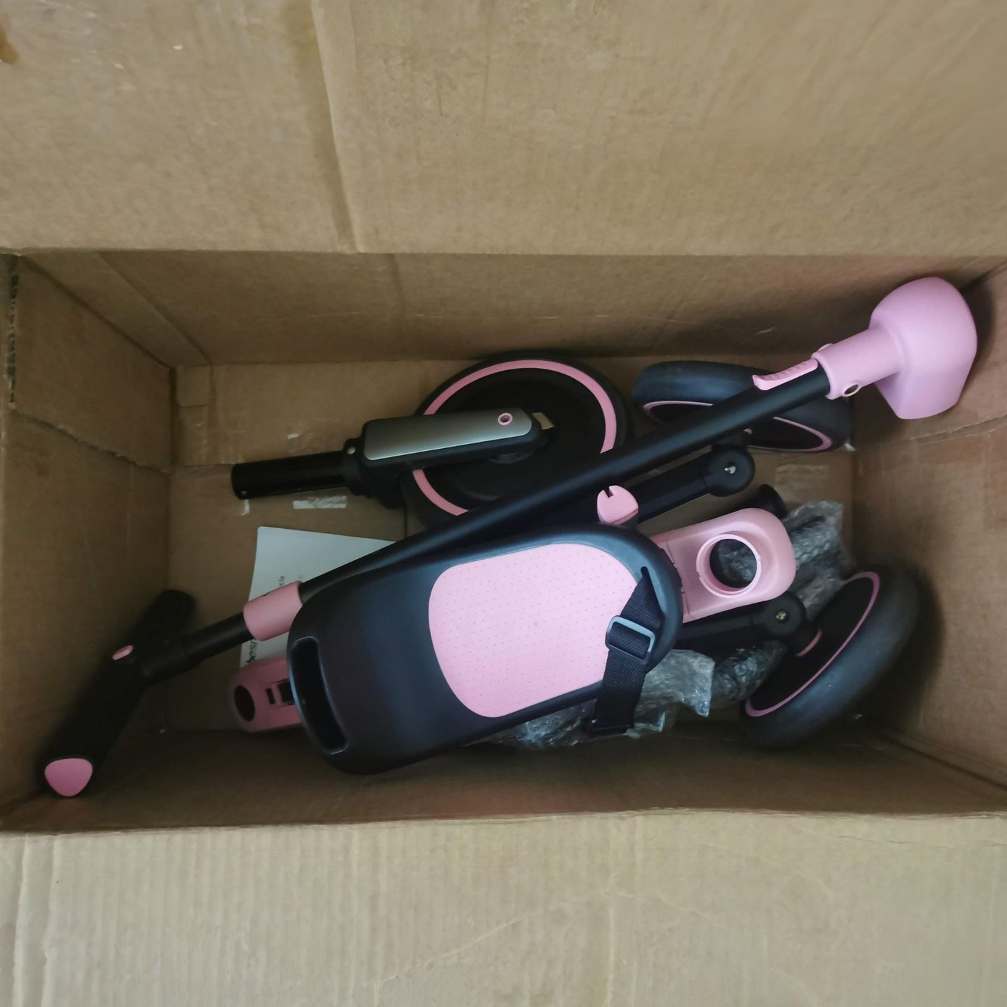 Besrey 5-in-1 Toddler Tricycle with Backrest Pink (Lightly Used)