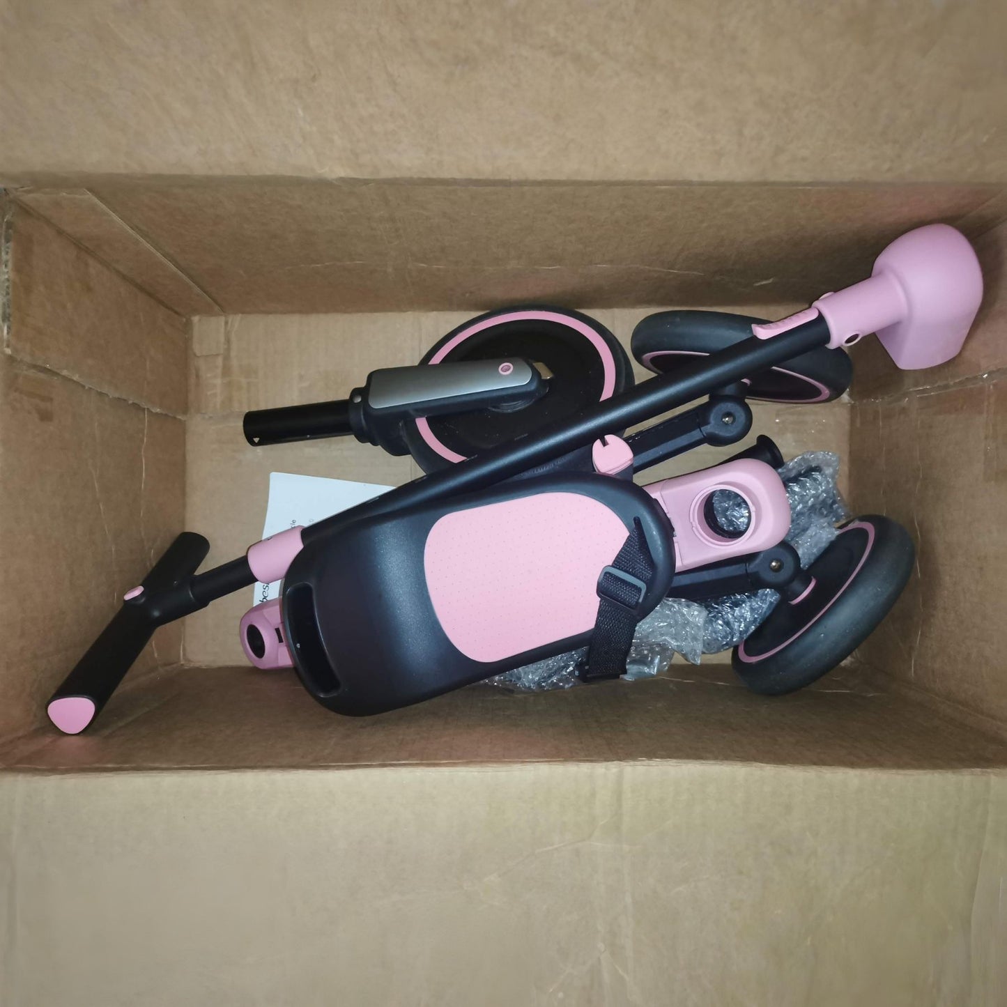 Besrey 5-in-1 Toddler Tricycle with Backrest Pink (Lightly Used)