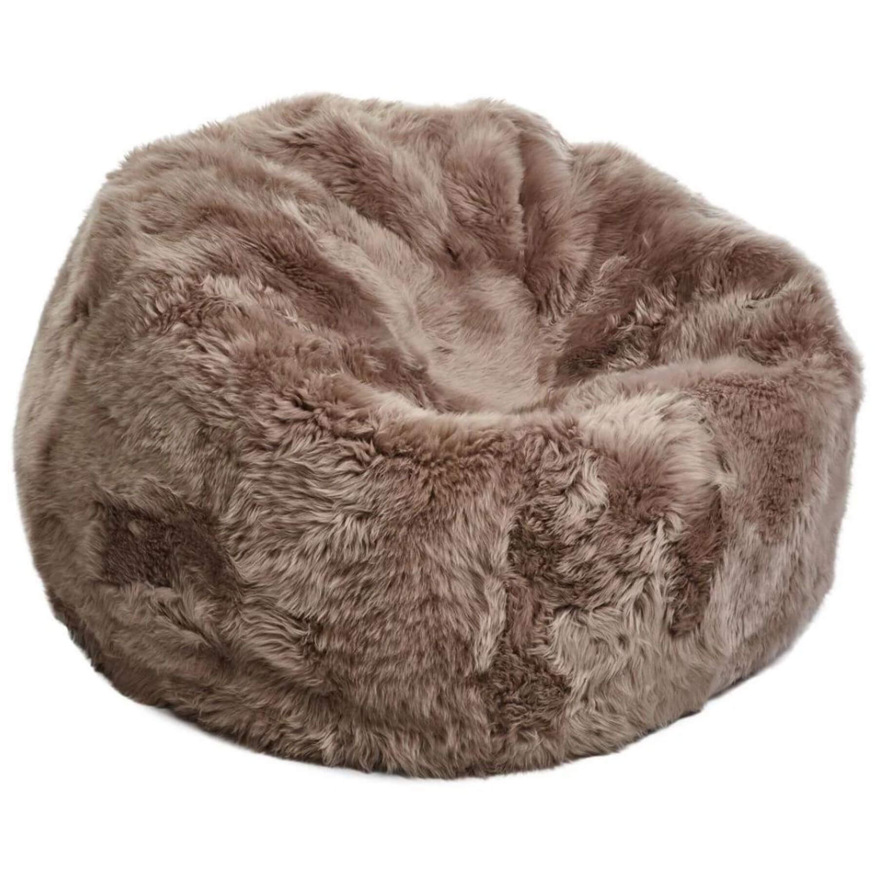 Bean Bag Chair, New Zealand Sheepskin, Dove