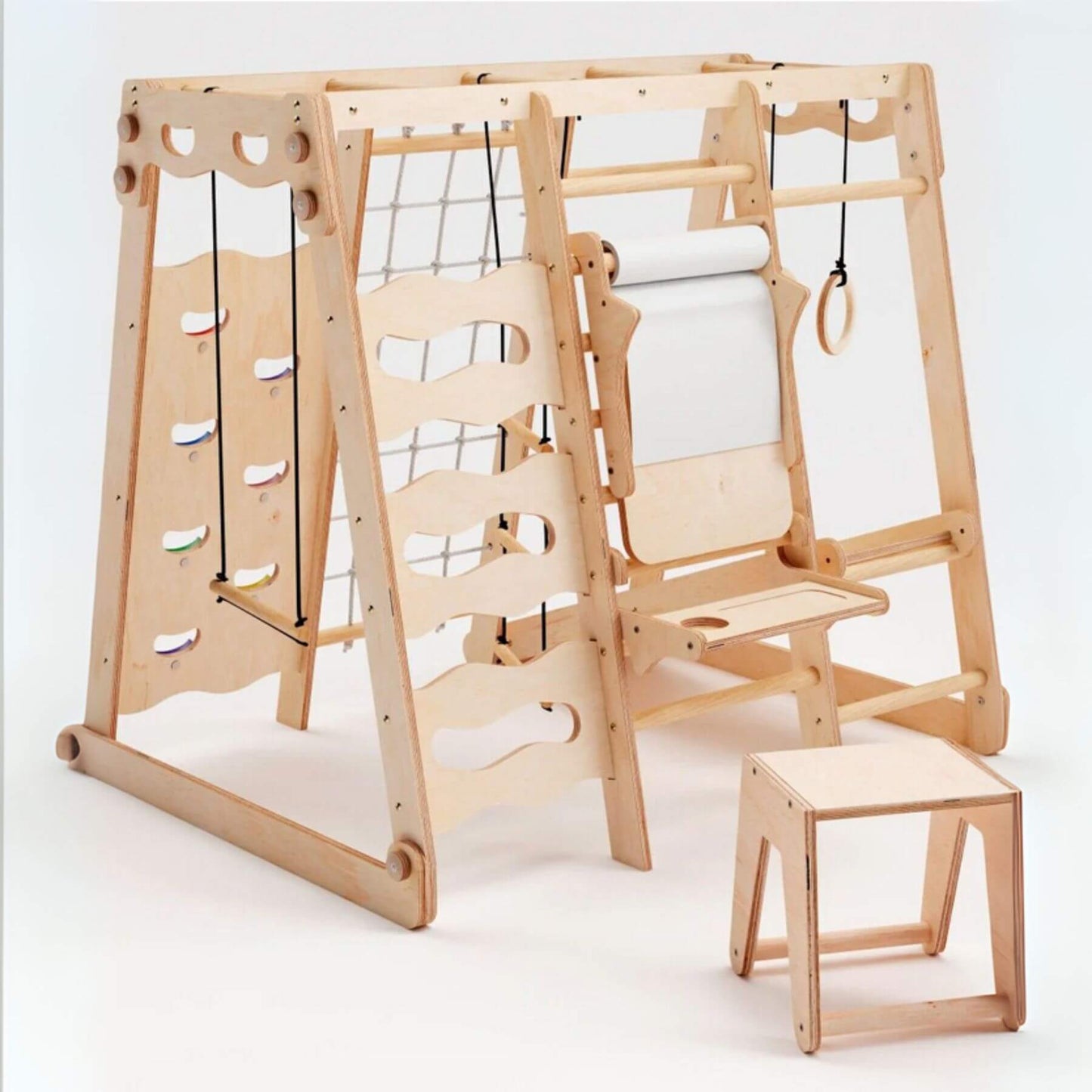 Goodevas 6in1 Indoor Jungle Gym for Toddler - with art addition