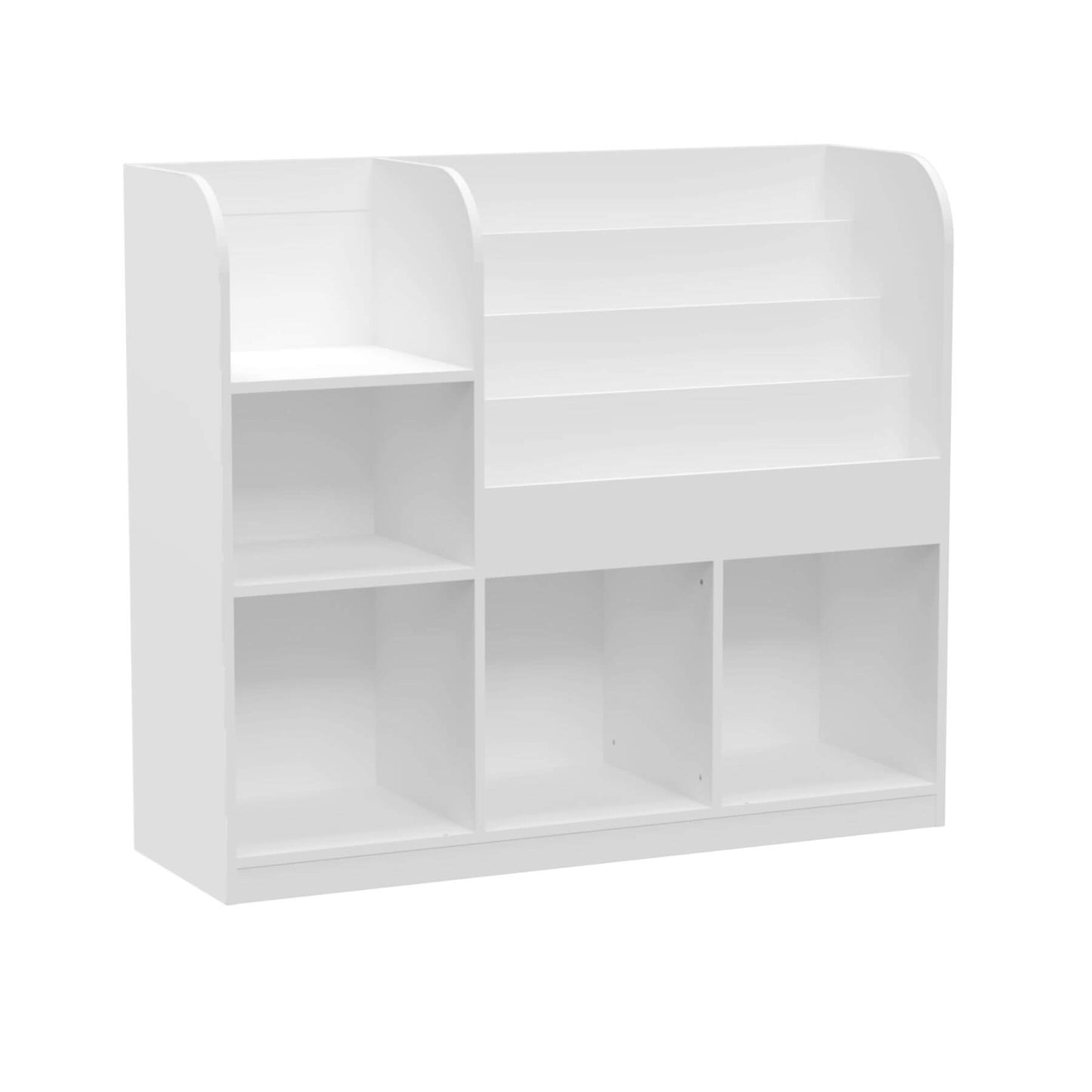 MOONRIVER Kids Bookcase - White/Gray