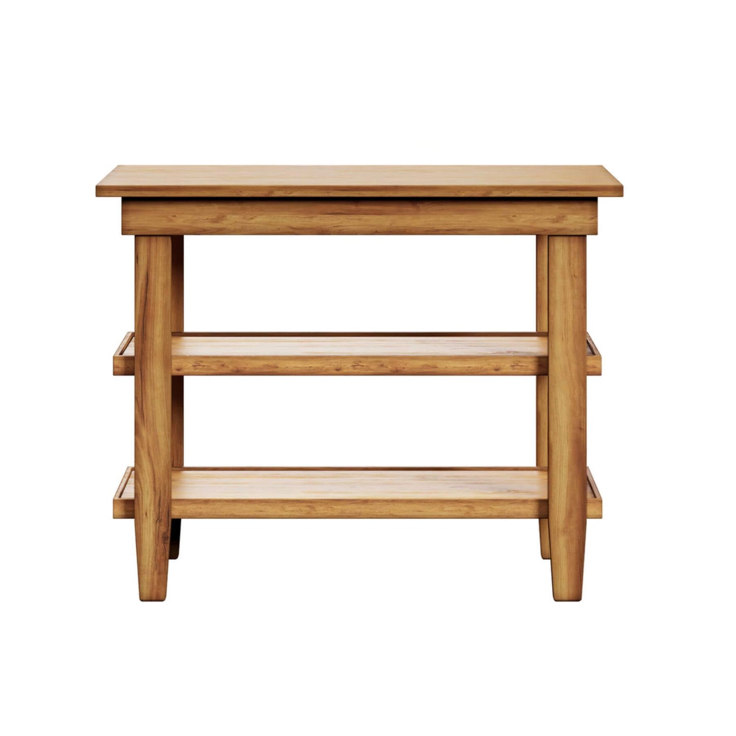 Milk Street Baby Acacia Open Shelf Changing Table