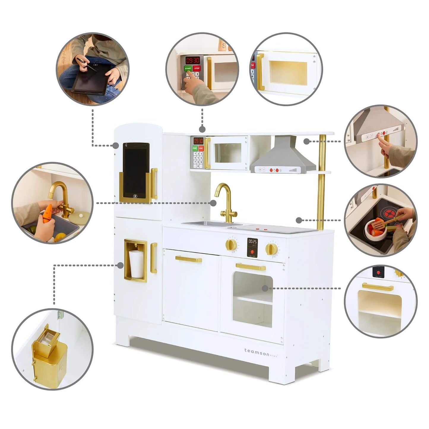 Teamson Kids All-in-One Little Chef Munich Play Kitchen