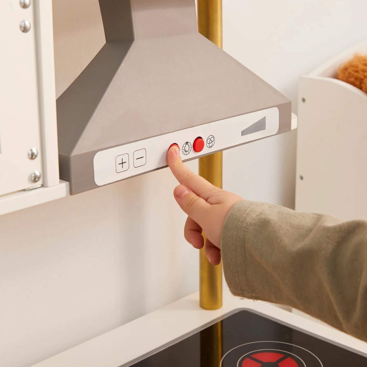 Finger Pressing Kitchen Hood Button
