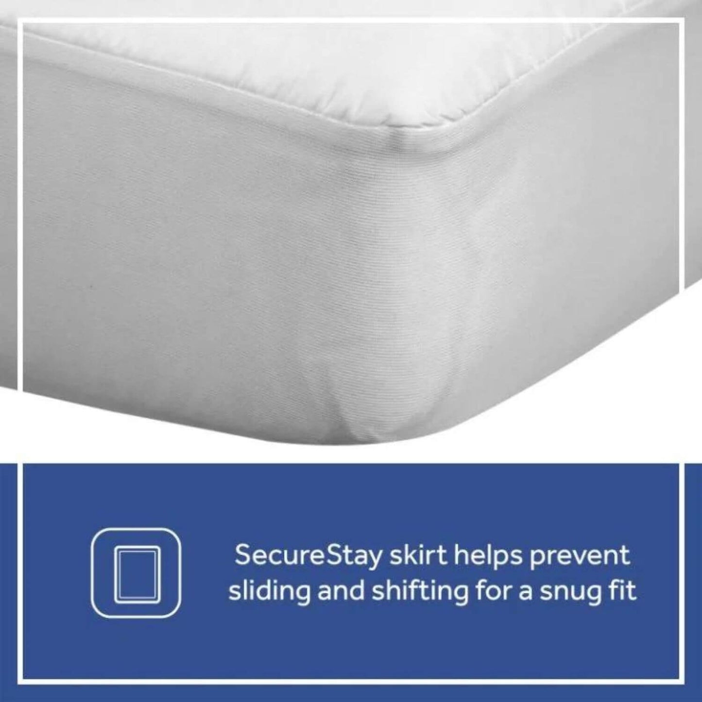 Sealy Allergy Protection Plus Fitted Crib Mattress Pad - Detail