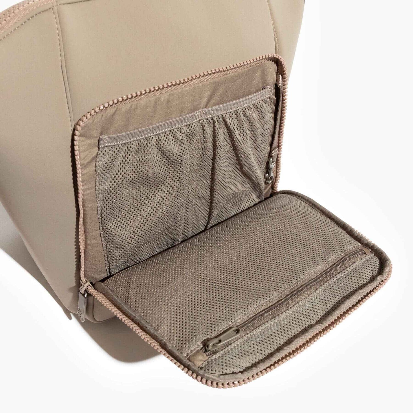 Open Freshly Picked Aspen Seoul Neoprene Backpack II with mesh pocket