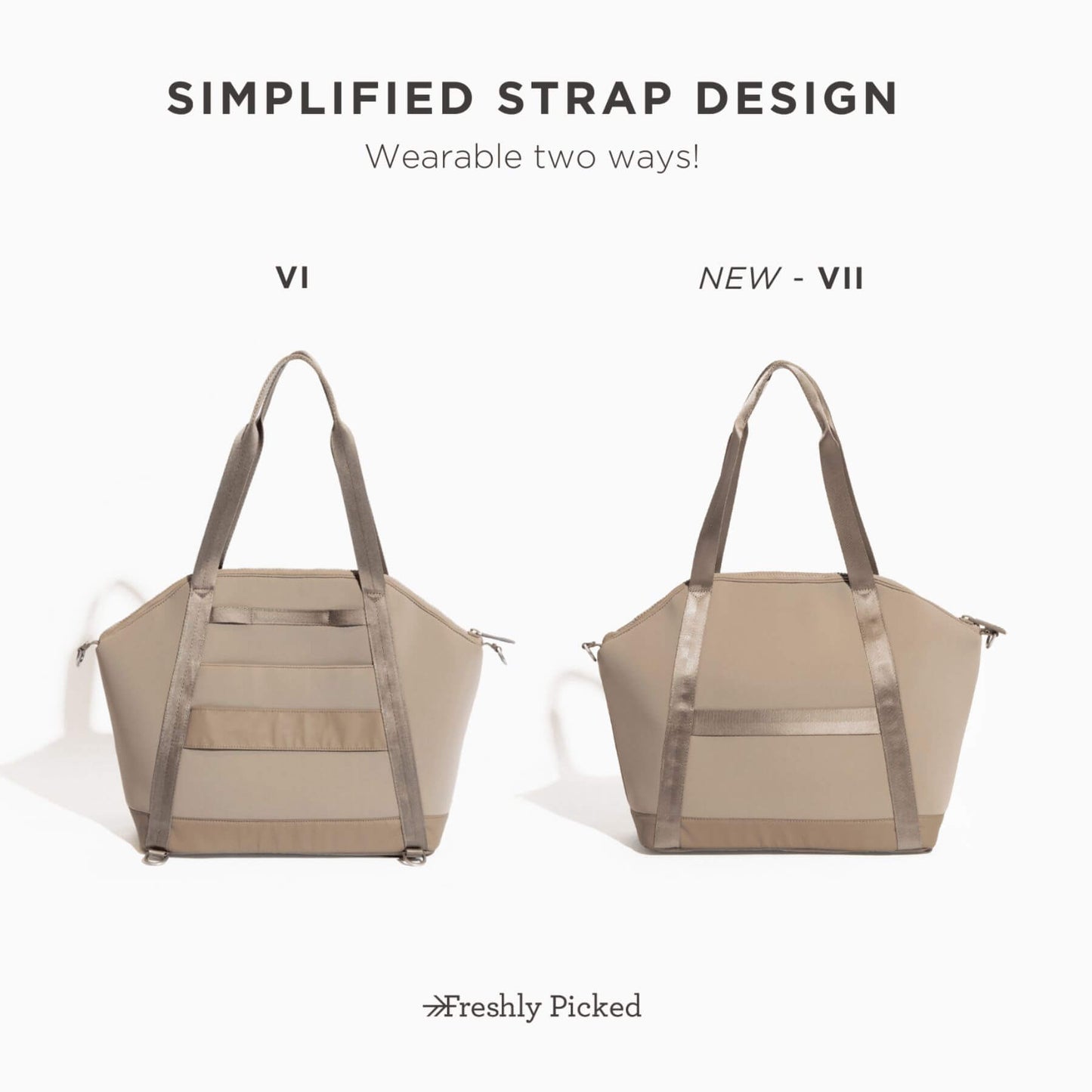 Front & Back of Freshly Picked Aspen Seoul Neoprene Tote