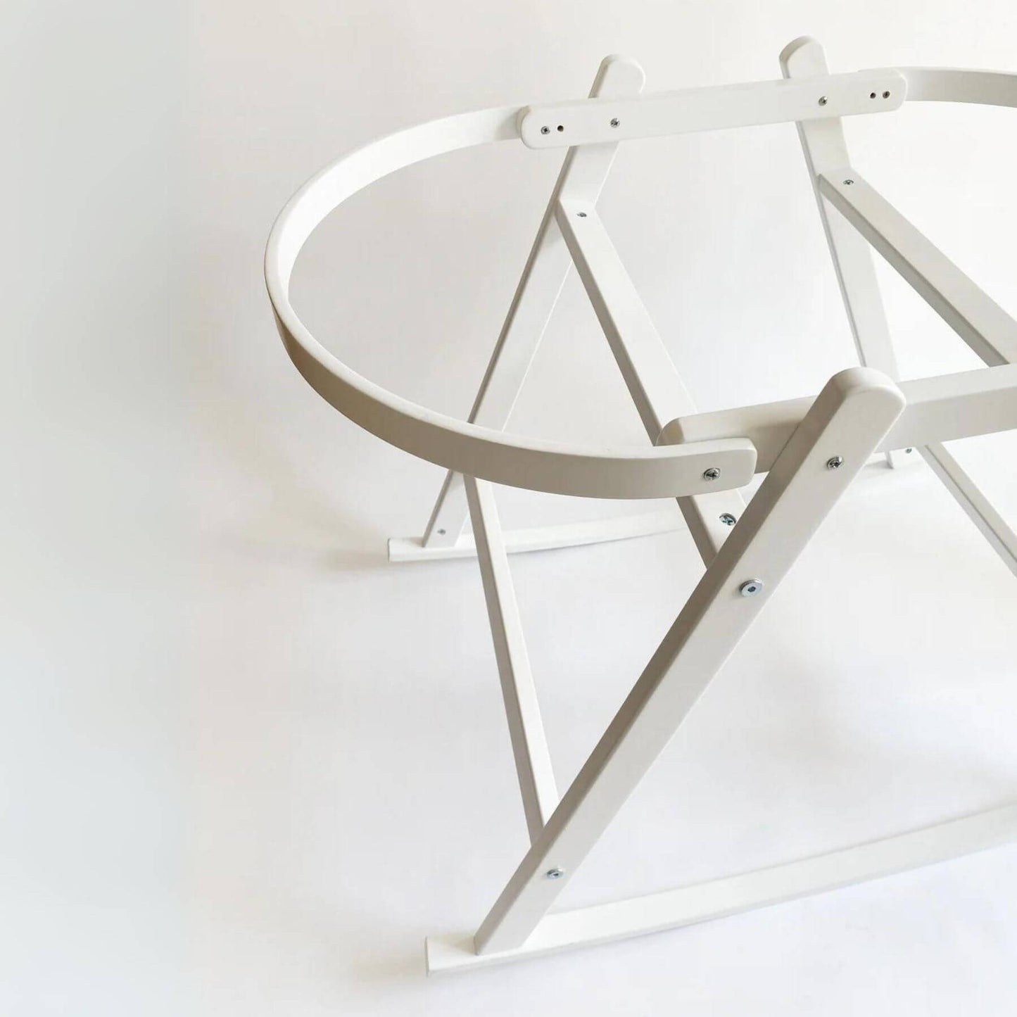 Unique Love Design Baby Cradle for Baby Basket White