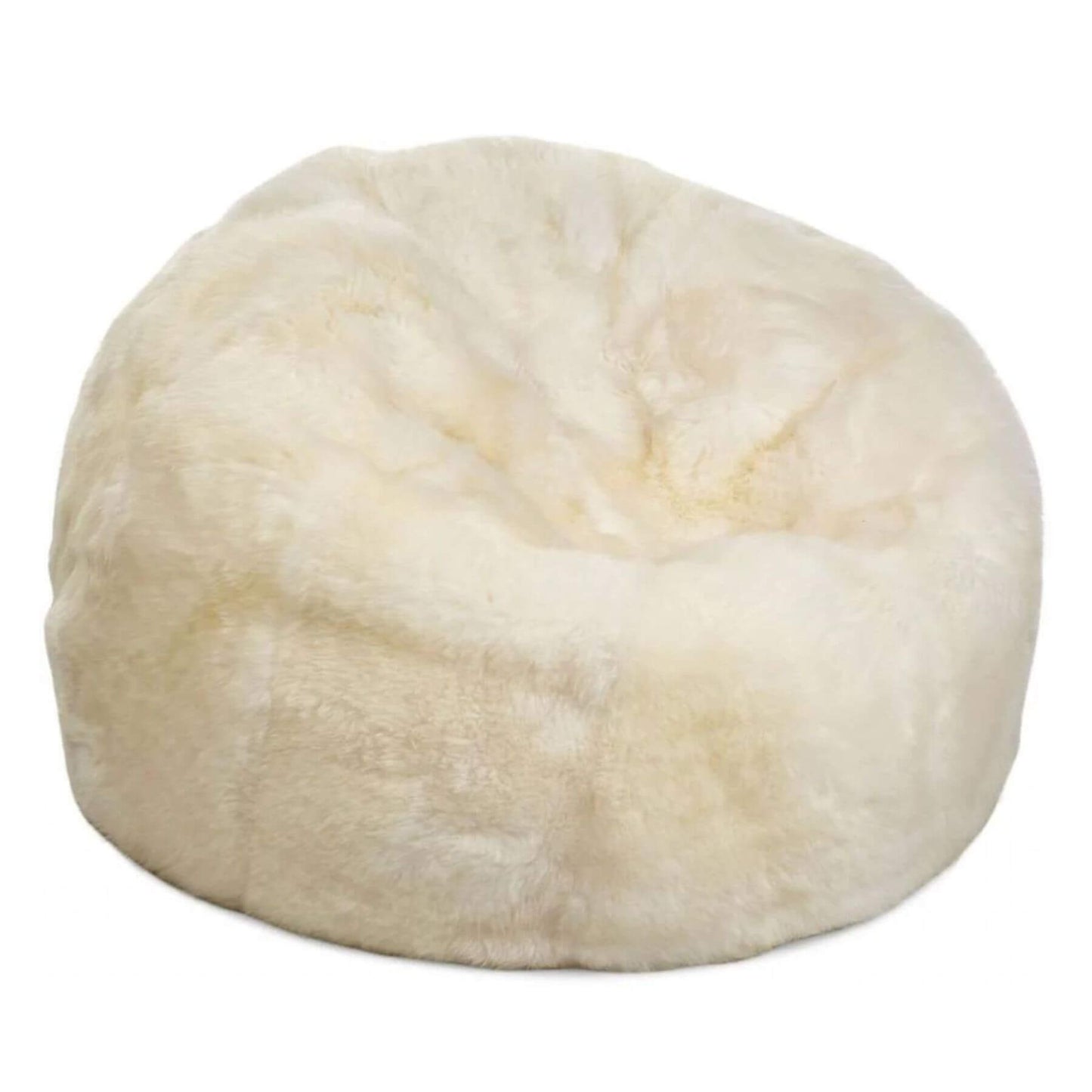 Natures Collection Bean Bag, New Zealand Sheepskin, LW, Ivory