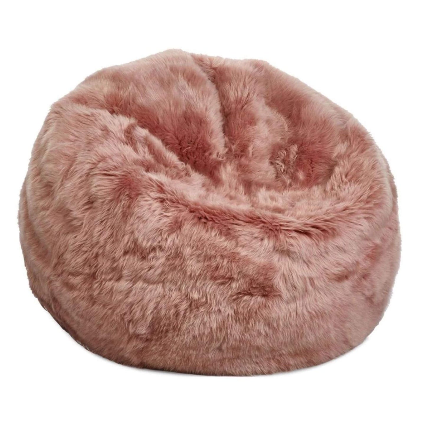 Natures Collection Bean Bag, New Zealand Sheepskin, LW, Rosa