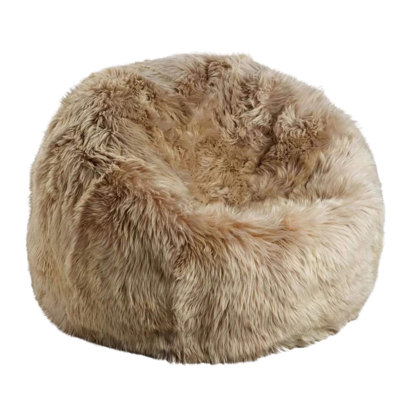 Natures Collection Bean Bag, New Zealand Sheepskin, LW, Taupe