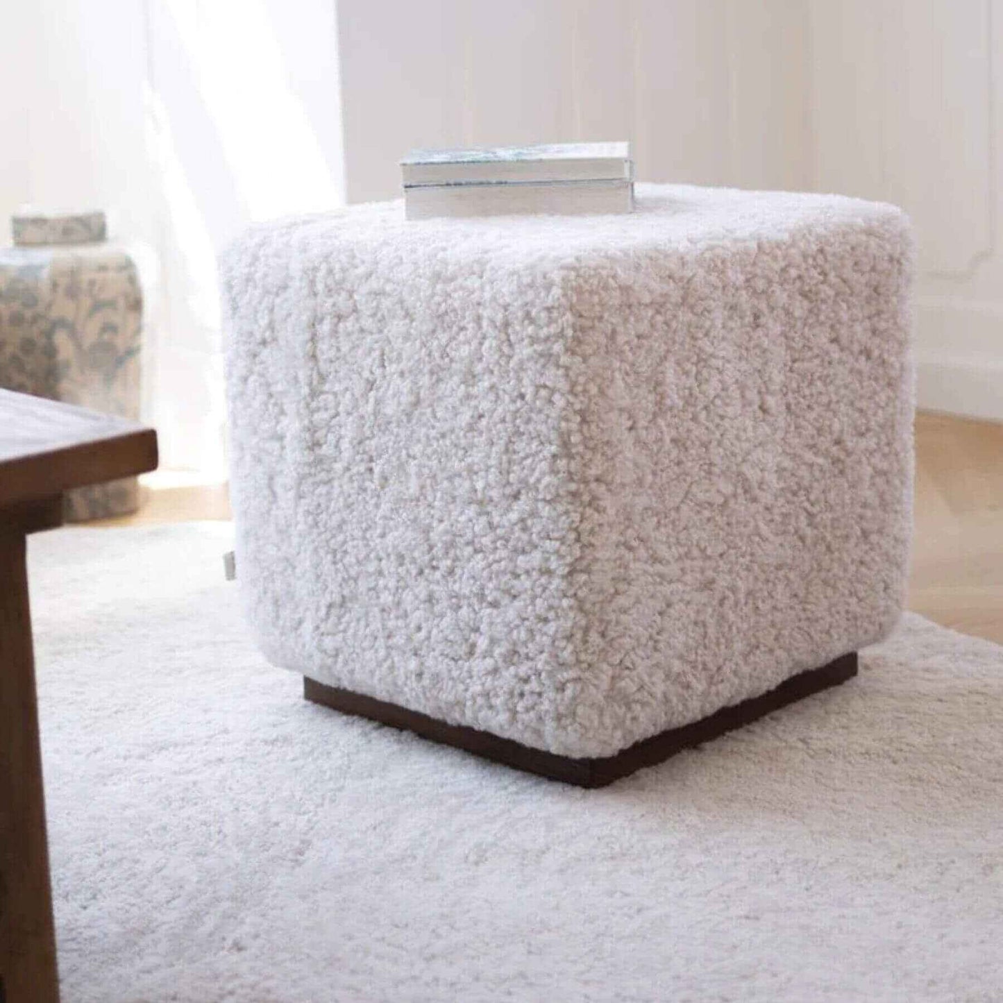 Natures Collection Benjamin Cube, Walnut Base