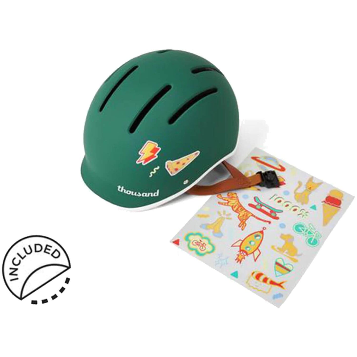 Bern Thousand Junior Kid Helmet Green