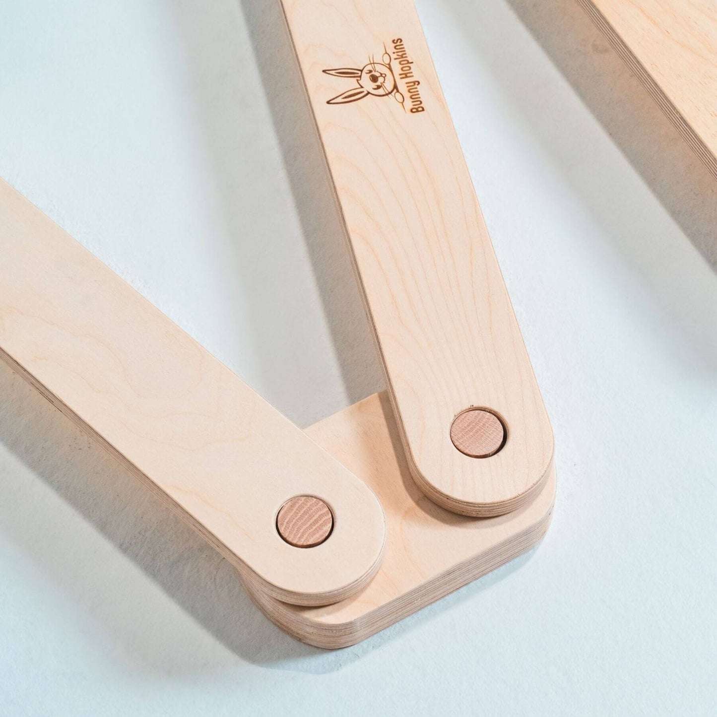 Close-up of Bunny Hopkins Balance Beam