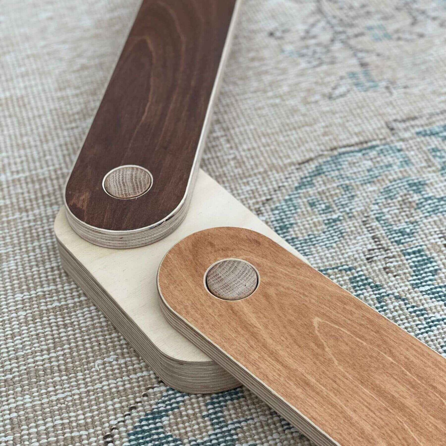 Close-up of Bunny Hopkins Balance Beam