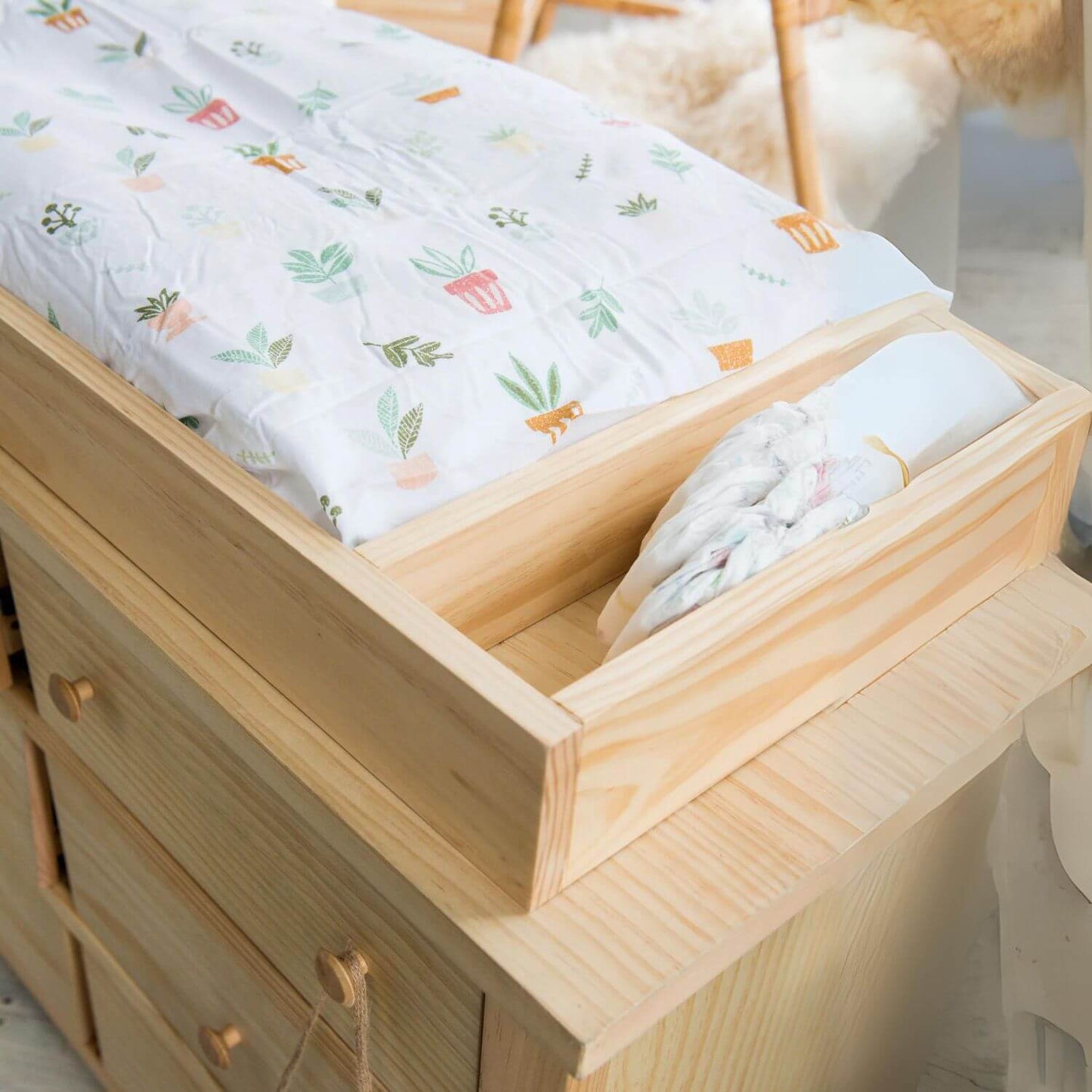 Milk Street Branch Changer Tray Natural