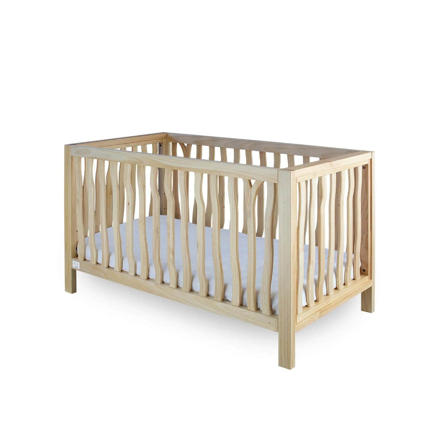 Milk Street Branch 4-in-1 Convertible Crib Natural