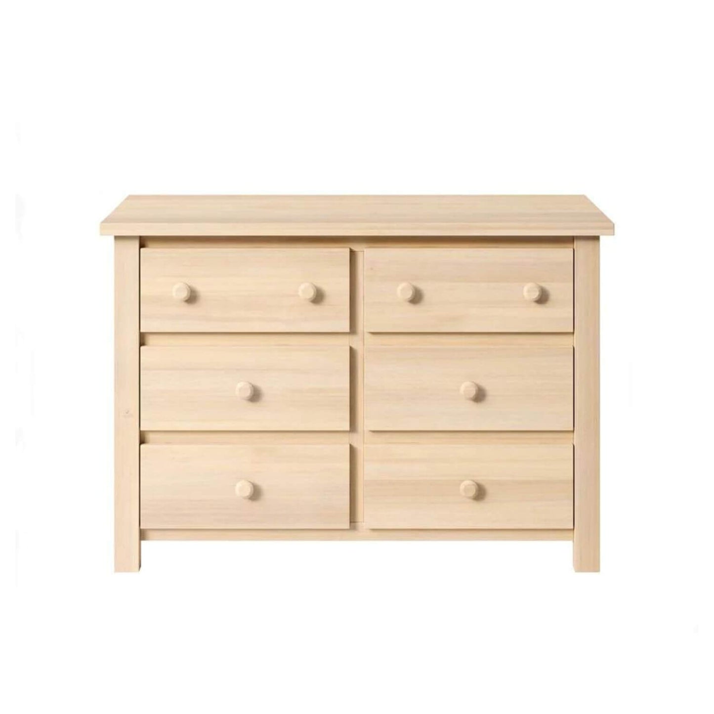Milk Street Branch 6 Drawer Double Dresser Natural