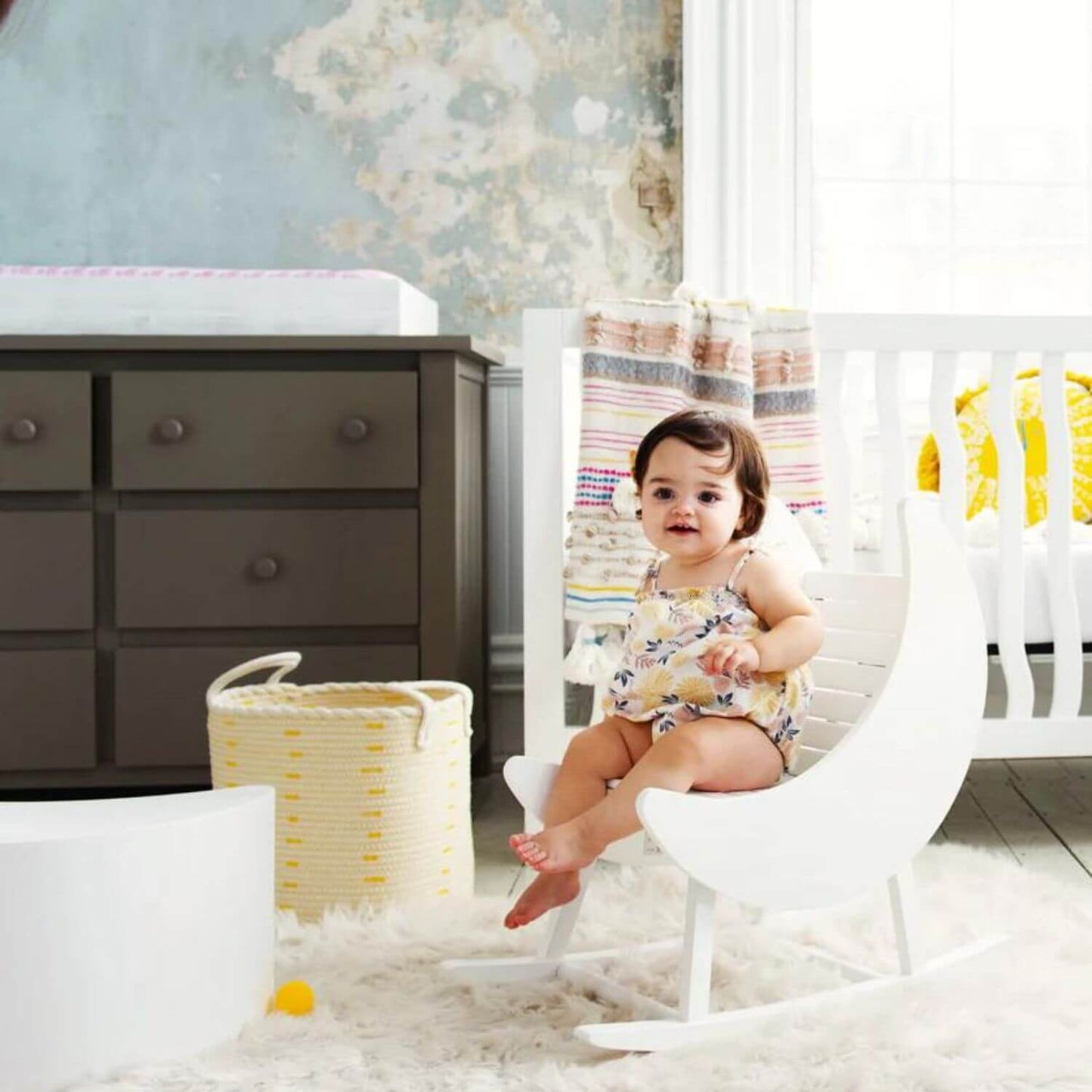 Milk Street Branch 6 Drawer Double Dresser Stone Grey - Lifestyle