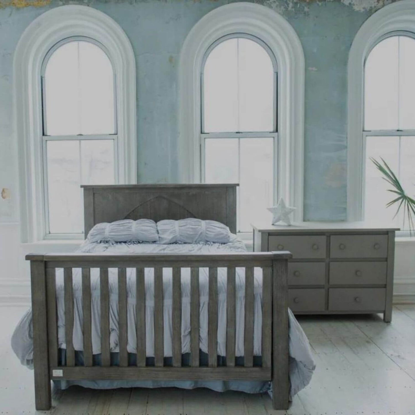 Milk Street Branch 6 Drawer Double Dresser Stone Grey - Lifestyle
