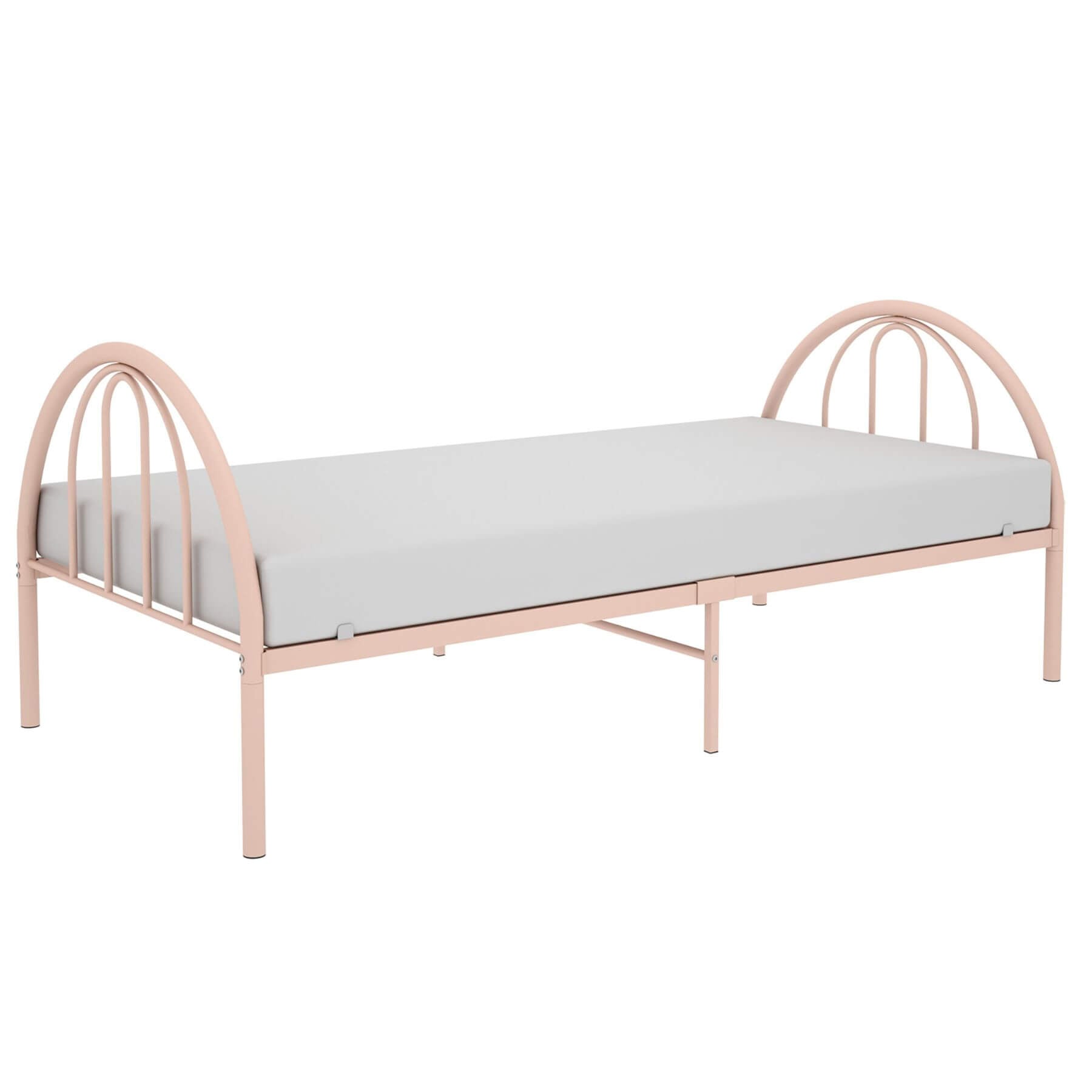 Busy Kids Brooklyn Metal Twin Bed Clay