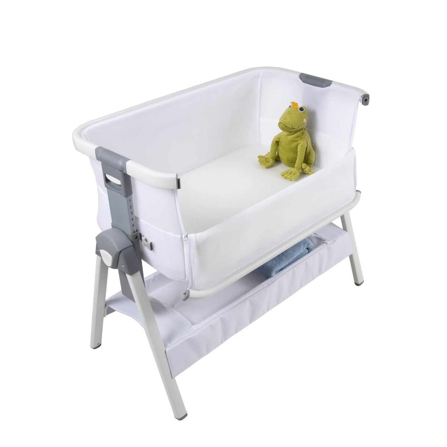 Venice Child California Dreaming Bedside Bassinet | White & White