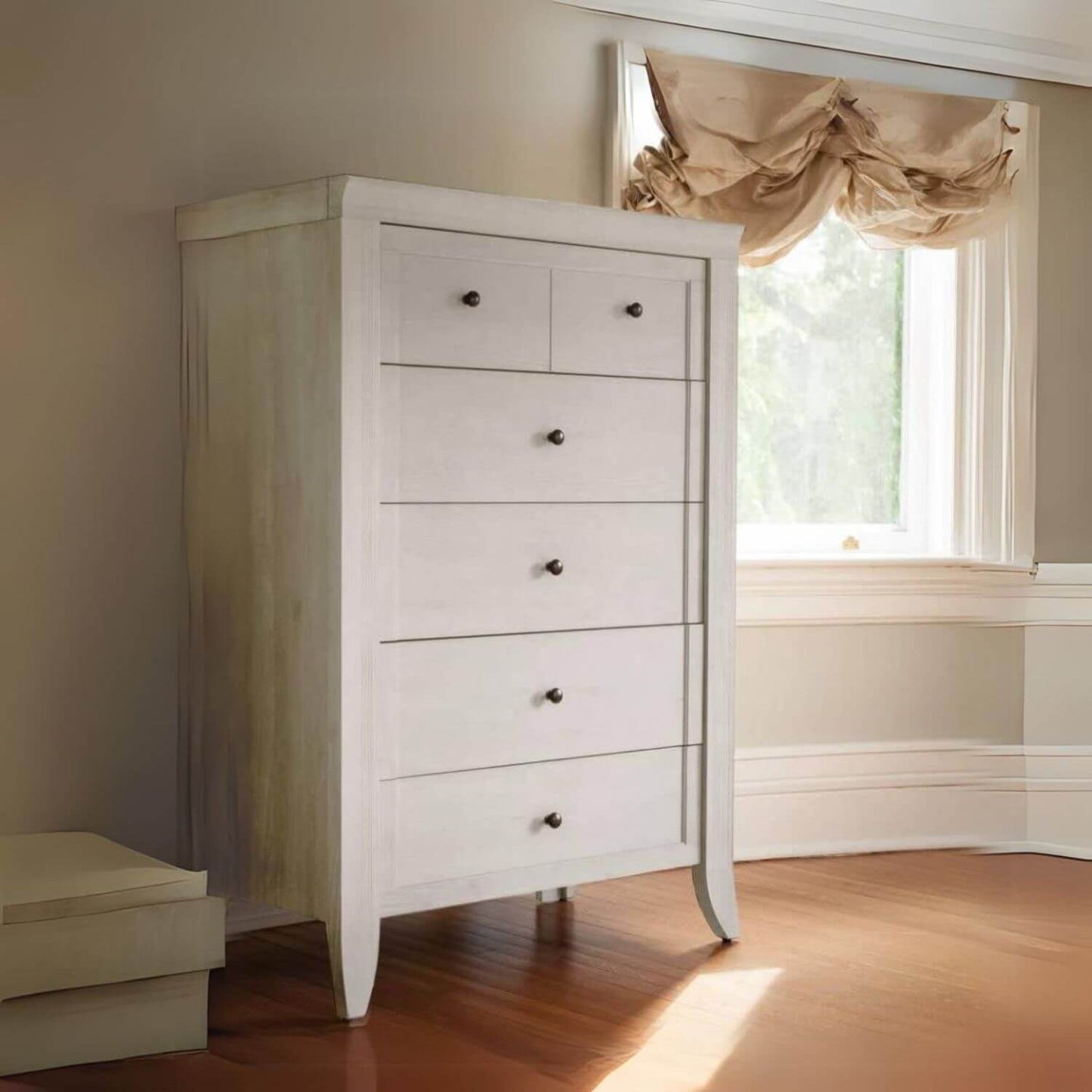 Milk Street Baby Cameo 5 Drawer Chest Steam - Lifestyle