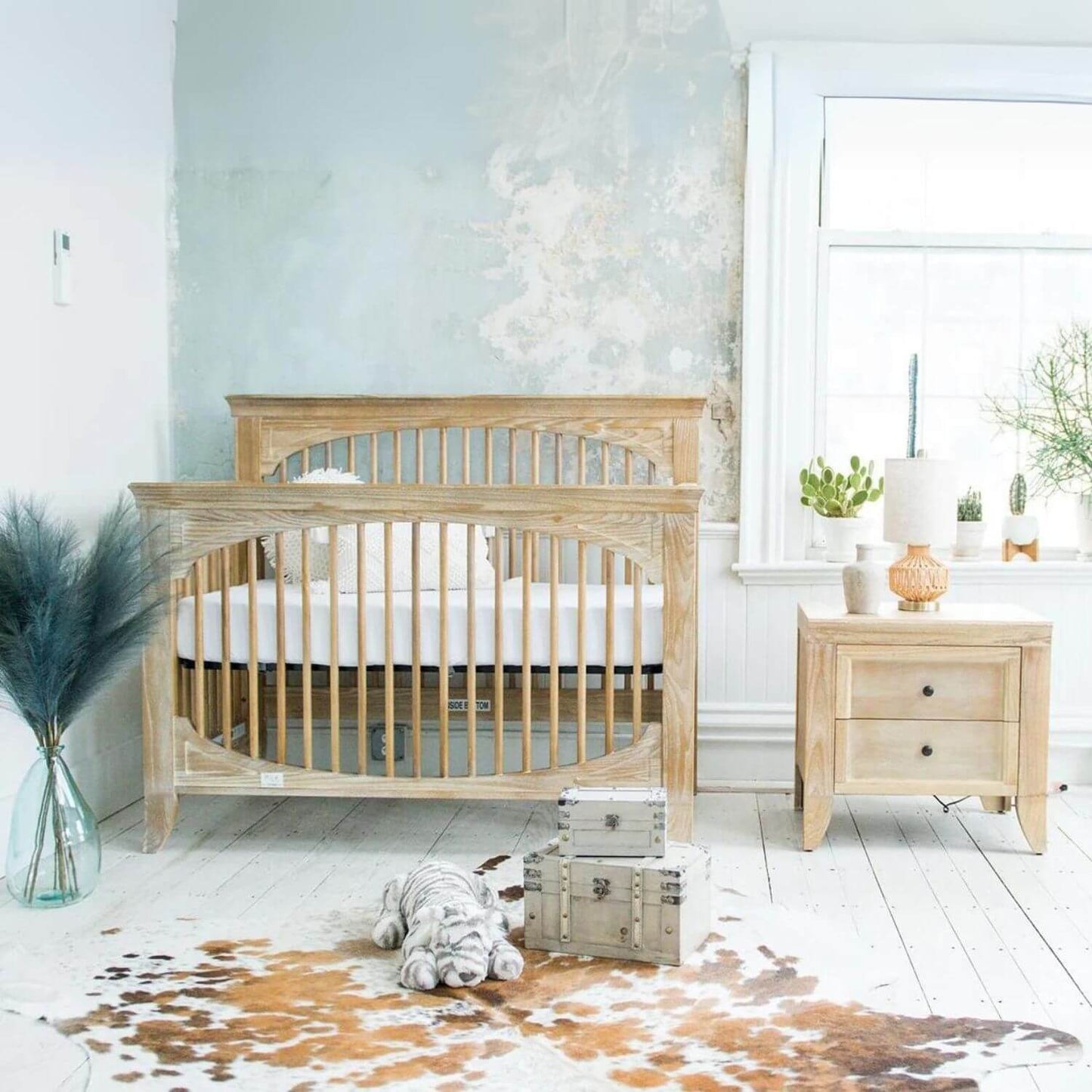 Milk Street Baby Cameo Oval 4-in-1 Convertible Crib Toast - Lifestyle