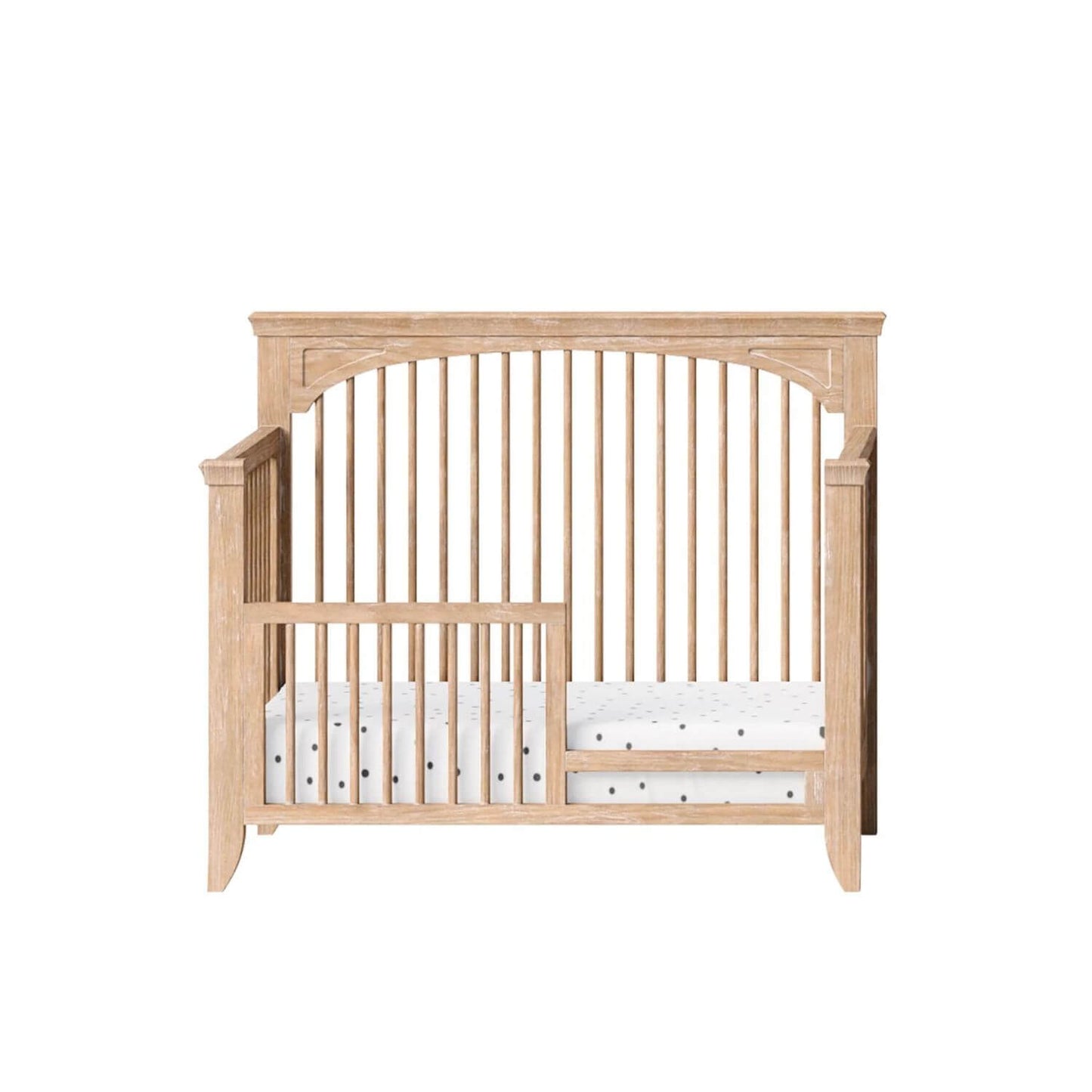 Milk Street Baby Cameo Oval Toddler Bed Conversion Kit Toast