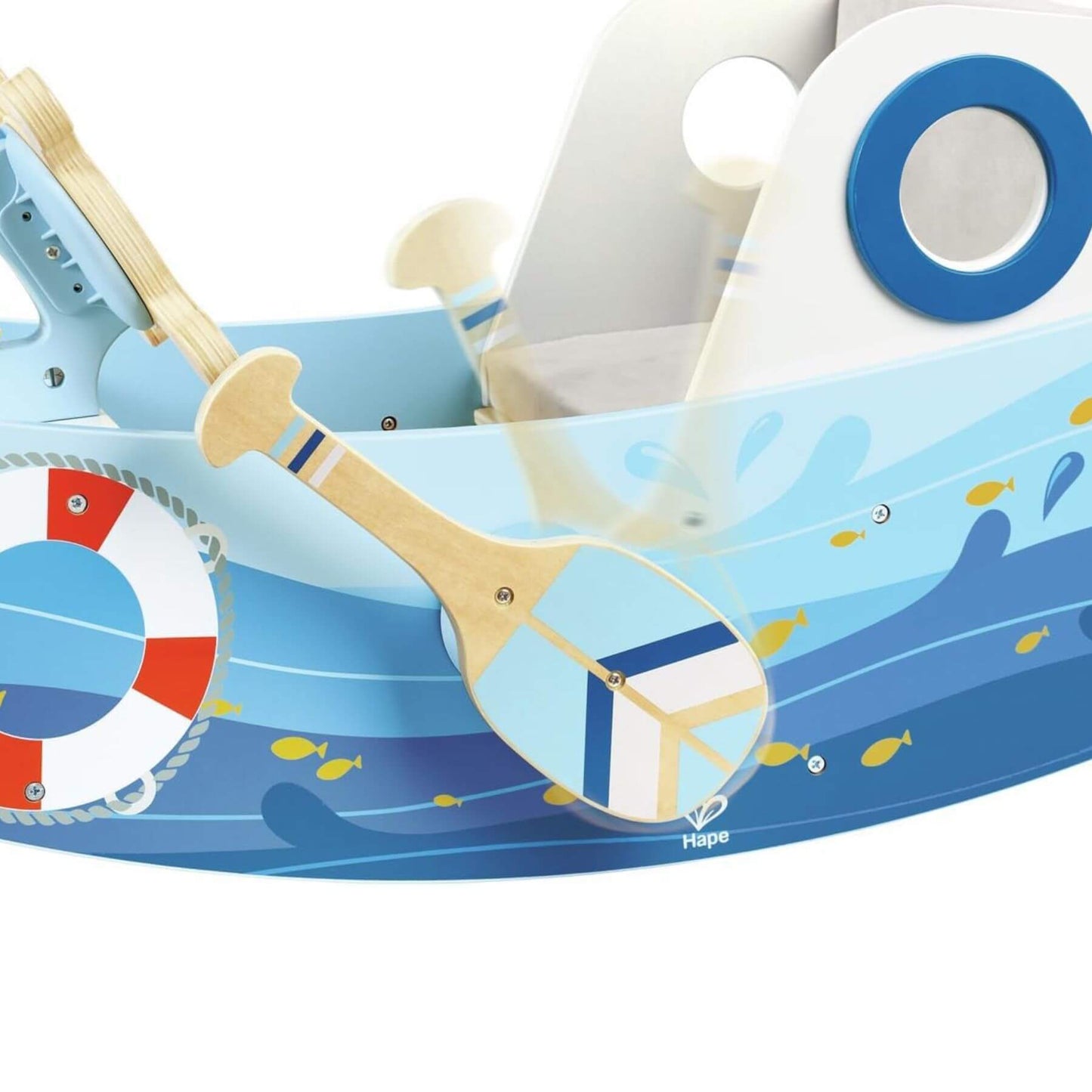 Close-up of Hape Captains Rocking Boat