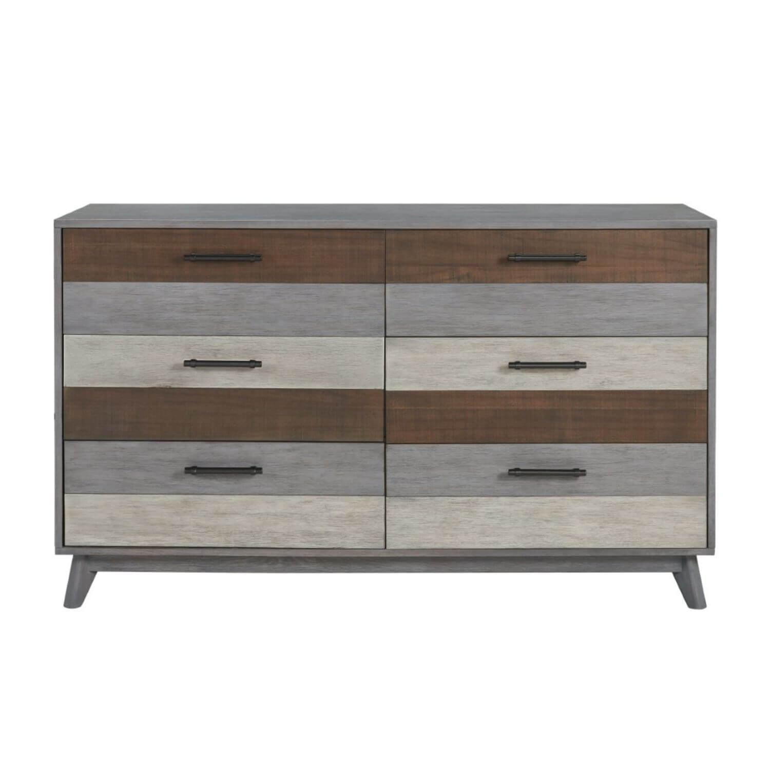 Soho Baby Cascade 6 Drawer Dresser Multi Tone Gray Soho Baby Cascade 6 Drawer Dresser Multi Tone Gray