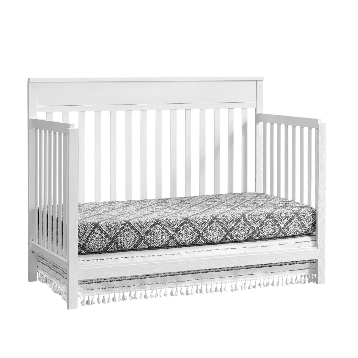 Oxford Baby Castle Hill 4-in-1 Convertible Crib | Barn White