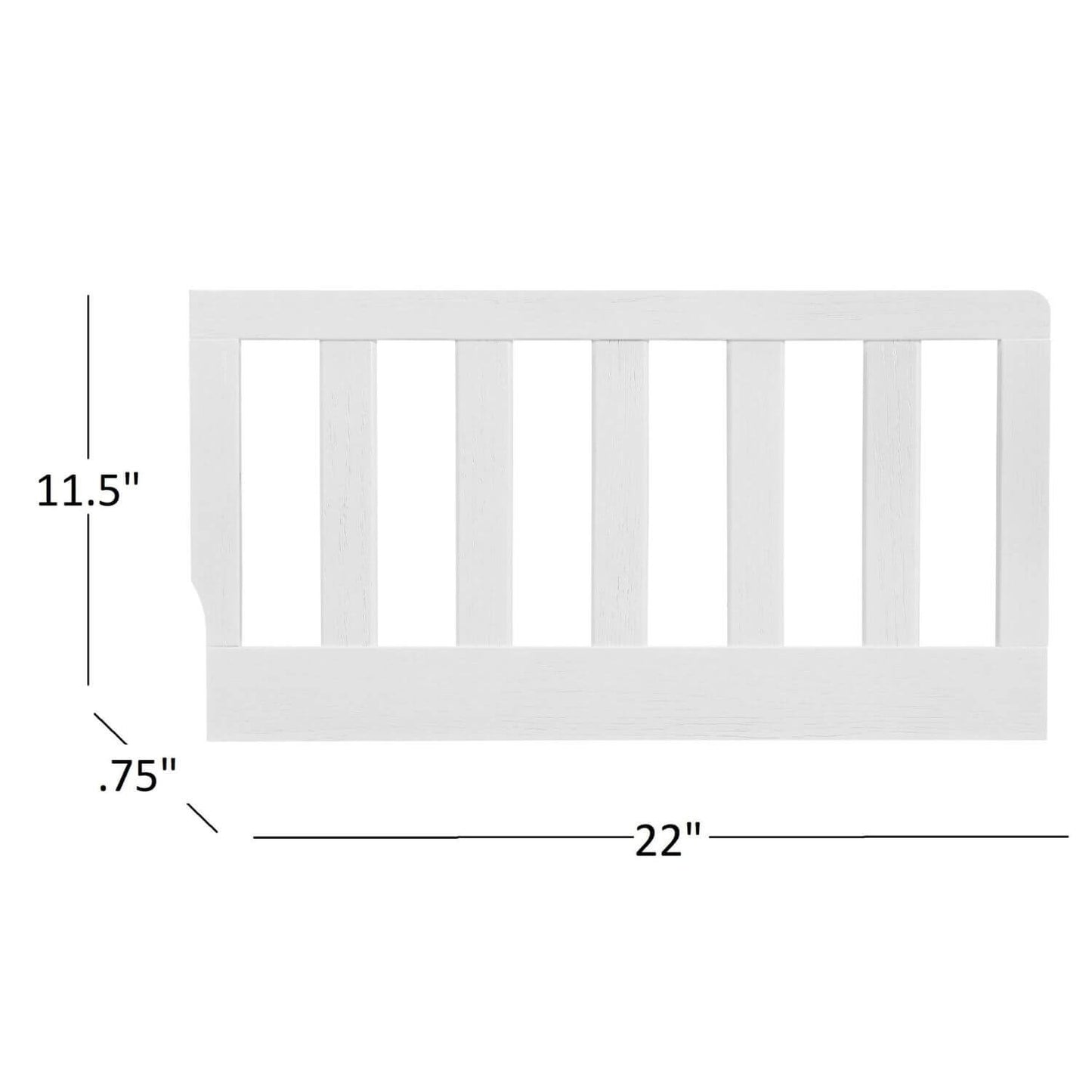 Oxford Baby Castle Hill Guard Rail | Barn White