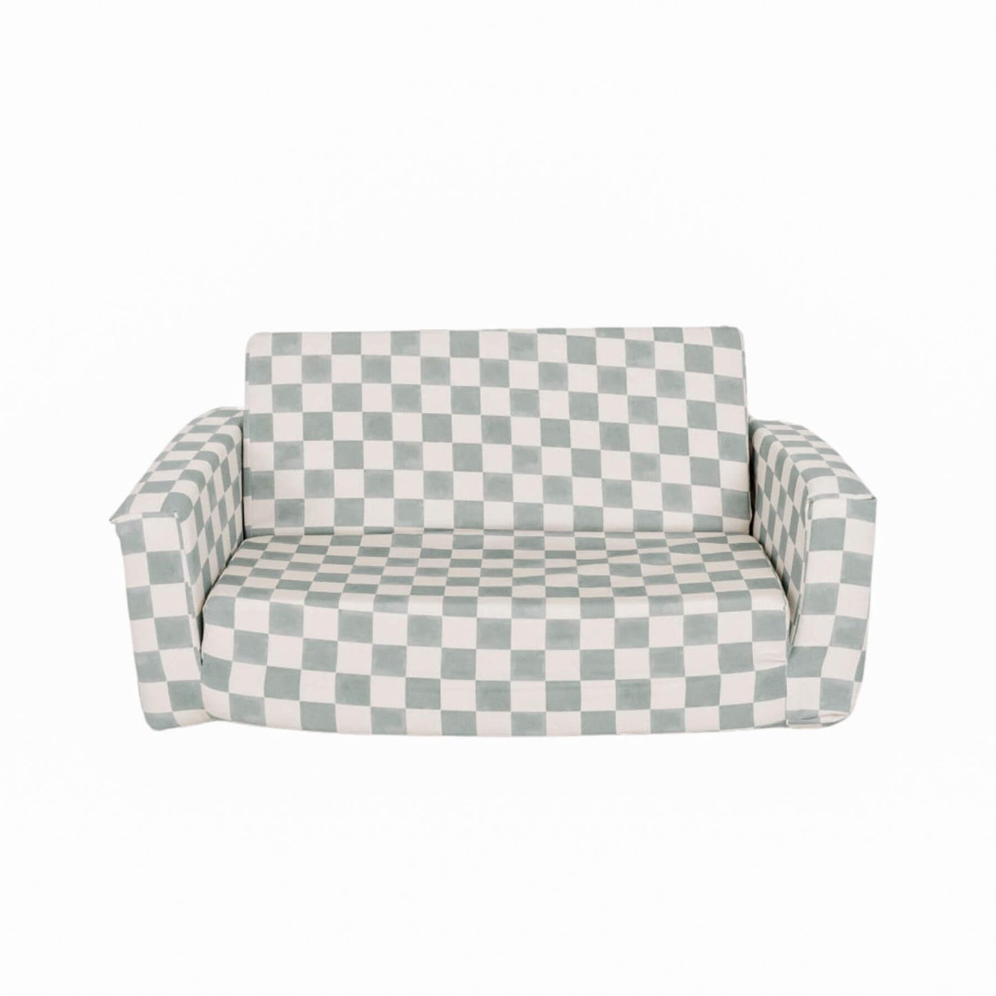 Toki Kids Checker Matcha Play Couch
