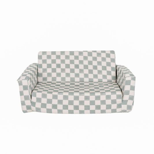 Toki Kids Checker Matcha Play Couch