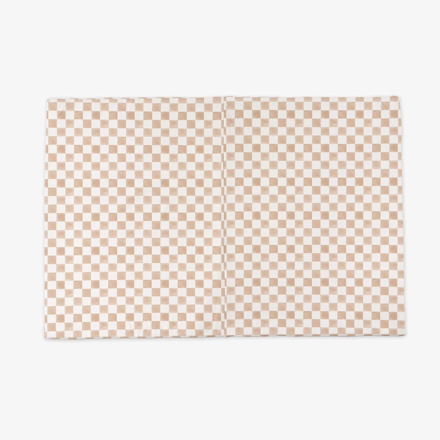 Toki Kids Checker Toffee Vegan Leather Mat