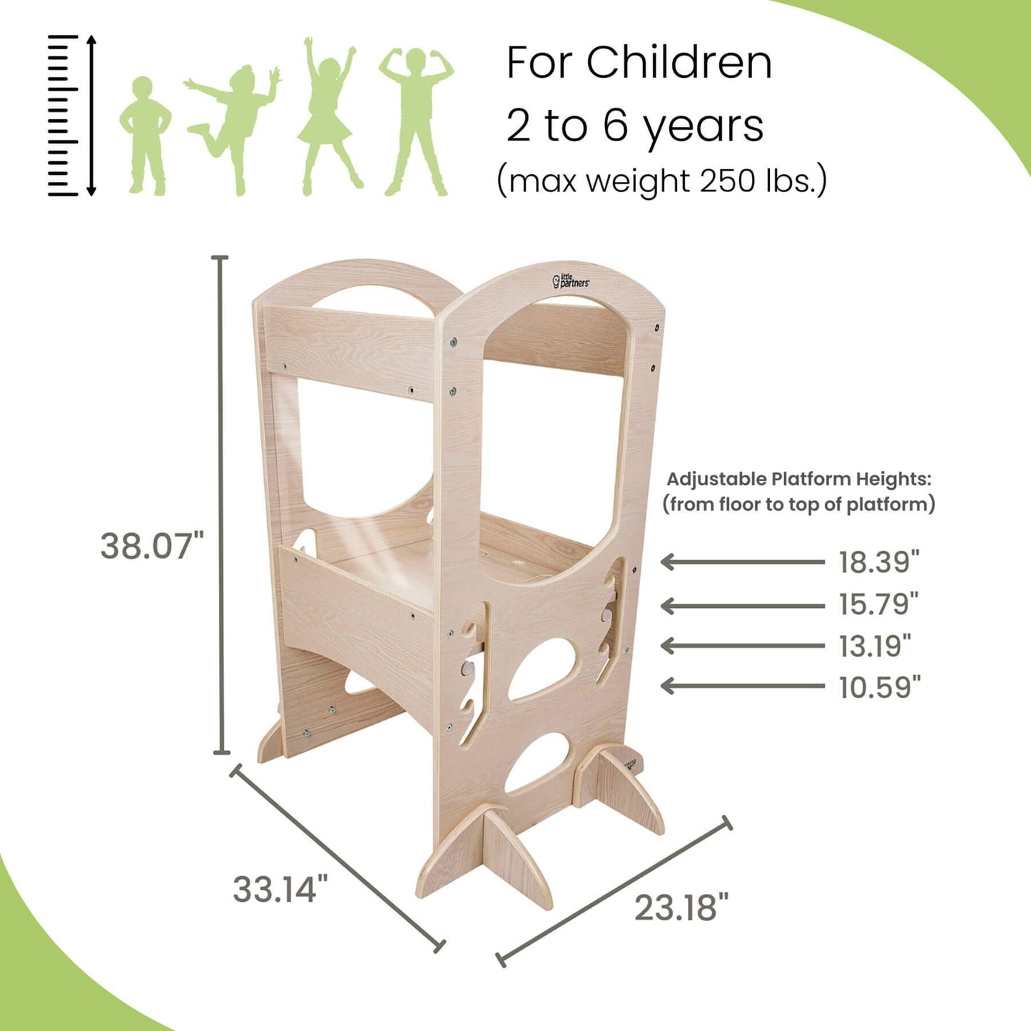 Little Partners Chef Series Learning Tower Natural