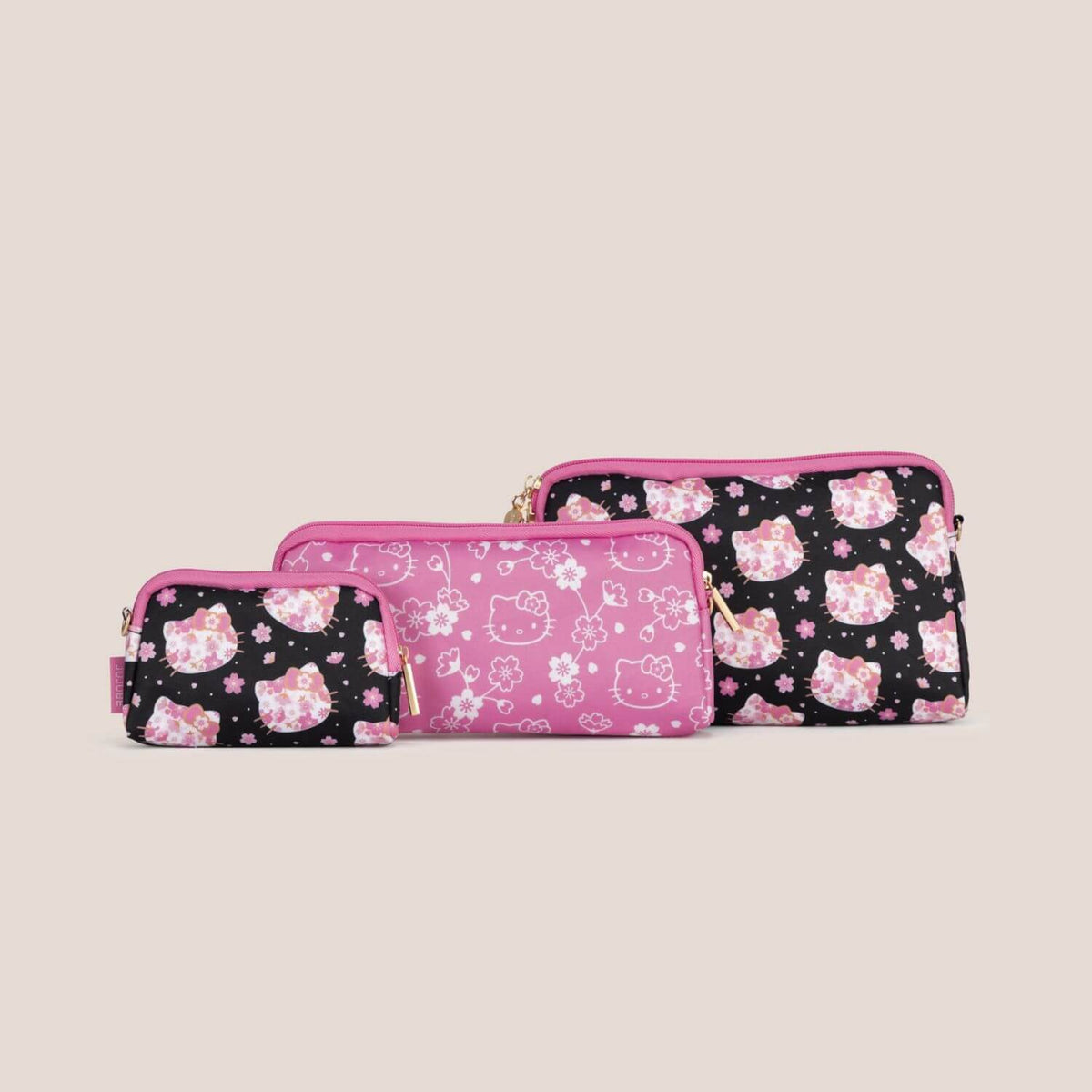 Hello Kitty® × JuJuBe Cherry Blossoms Be Set 3-Piece Pouch Set