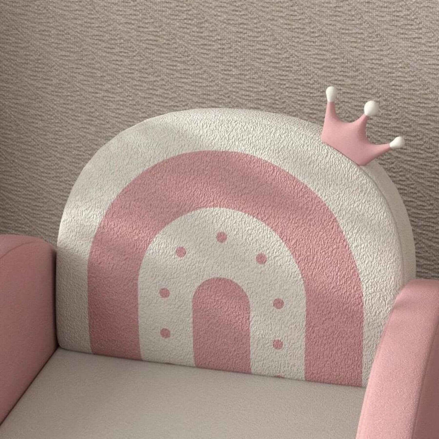 Detail of Qaba Children's Armchair Rocker for Bedroom, Playroom, Pink
