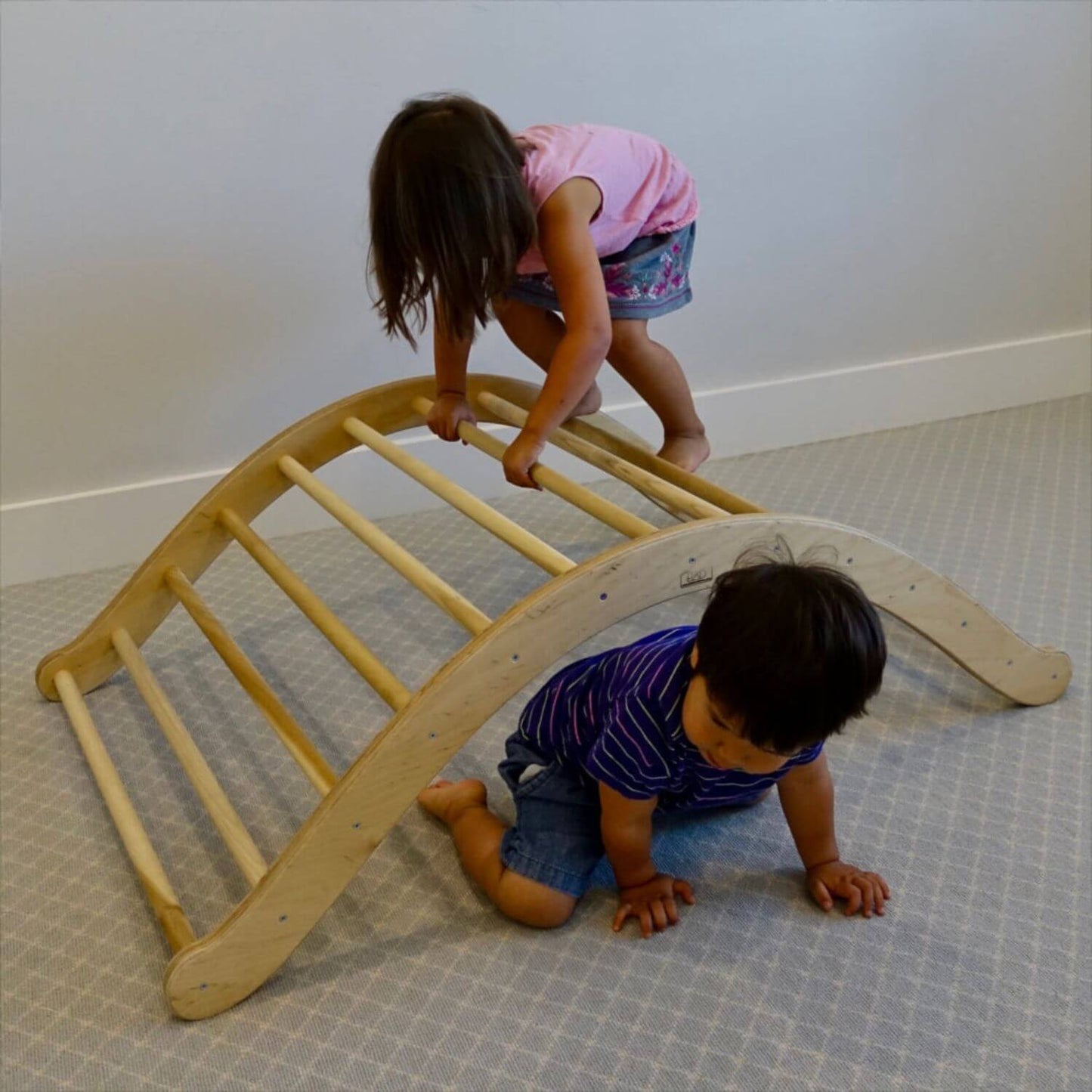 Kids Playing RAD Children's Furniture Climbing Arch