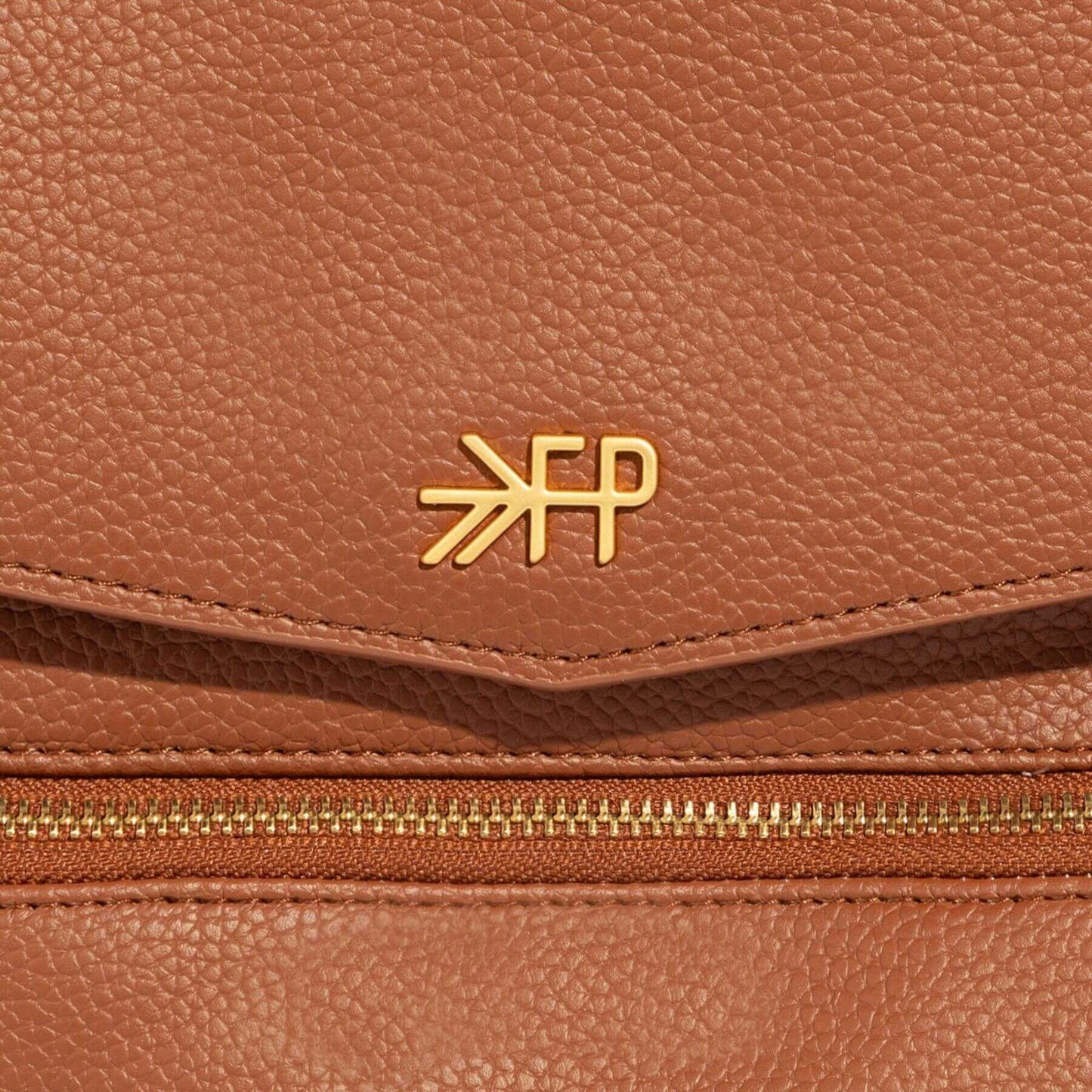 Close-up of Cognac Mini Classic Bag II