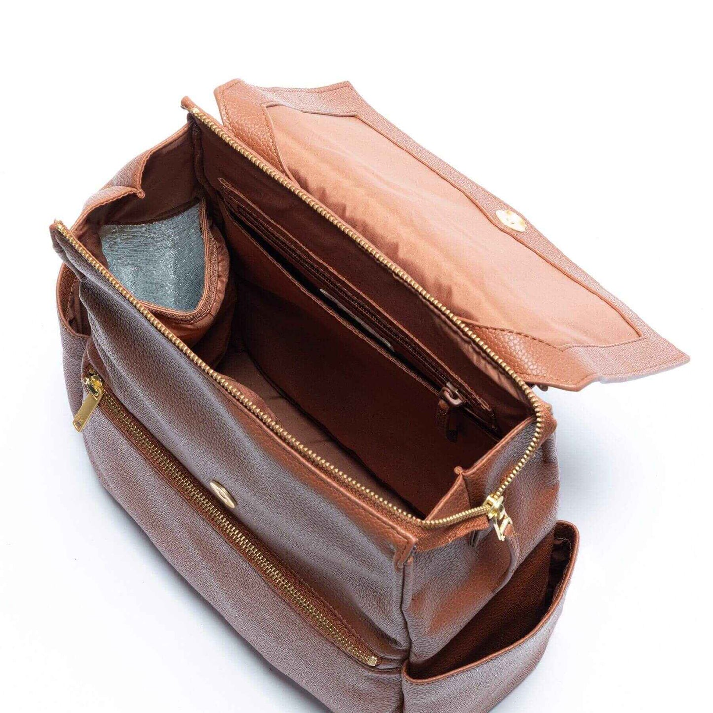 Open Cognac Mini Classic Bag II