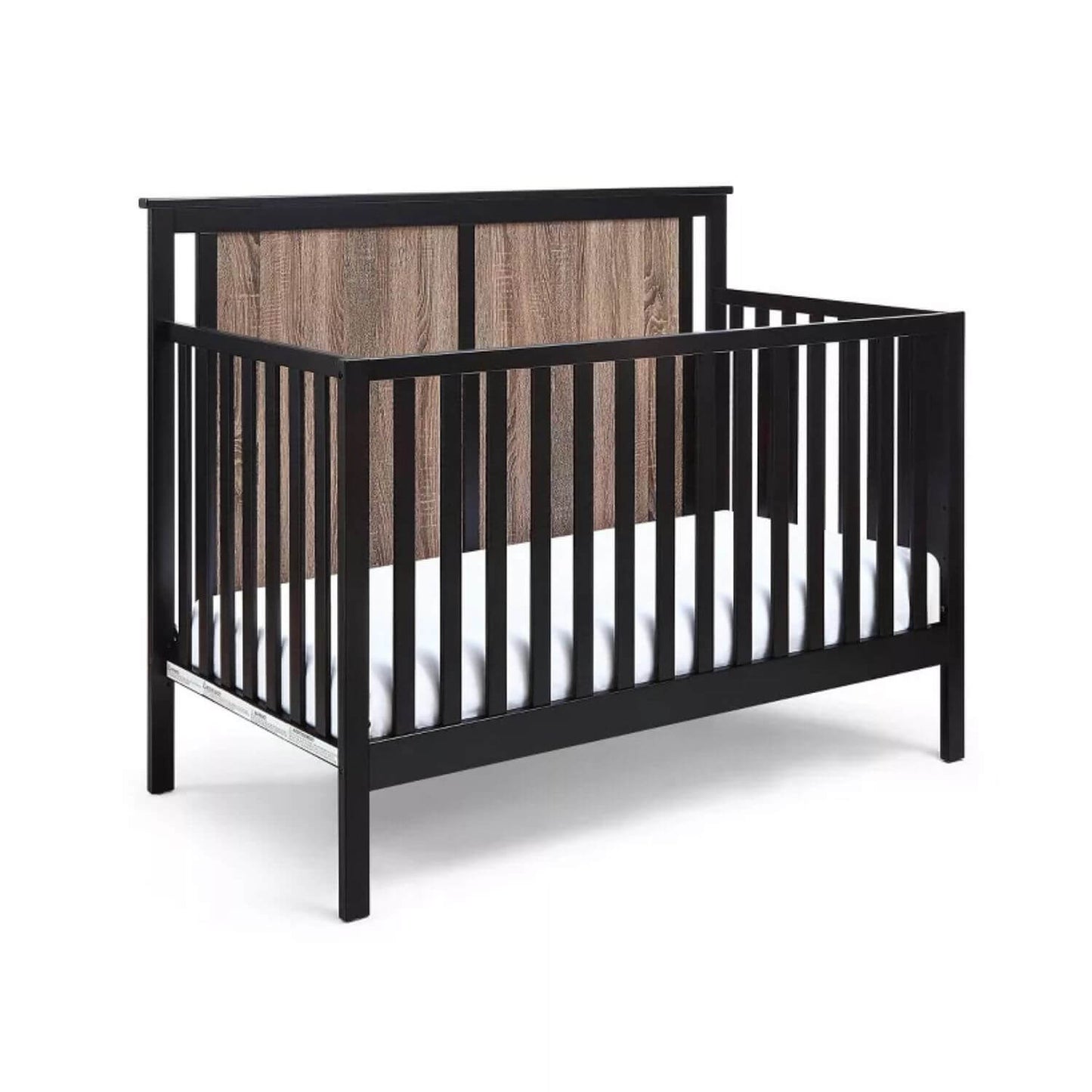 Connelly 4-in-1 Convertible Crib Black/Vintage Walnut