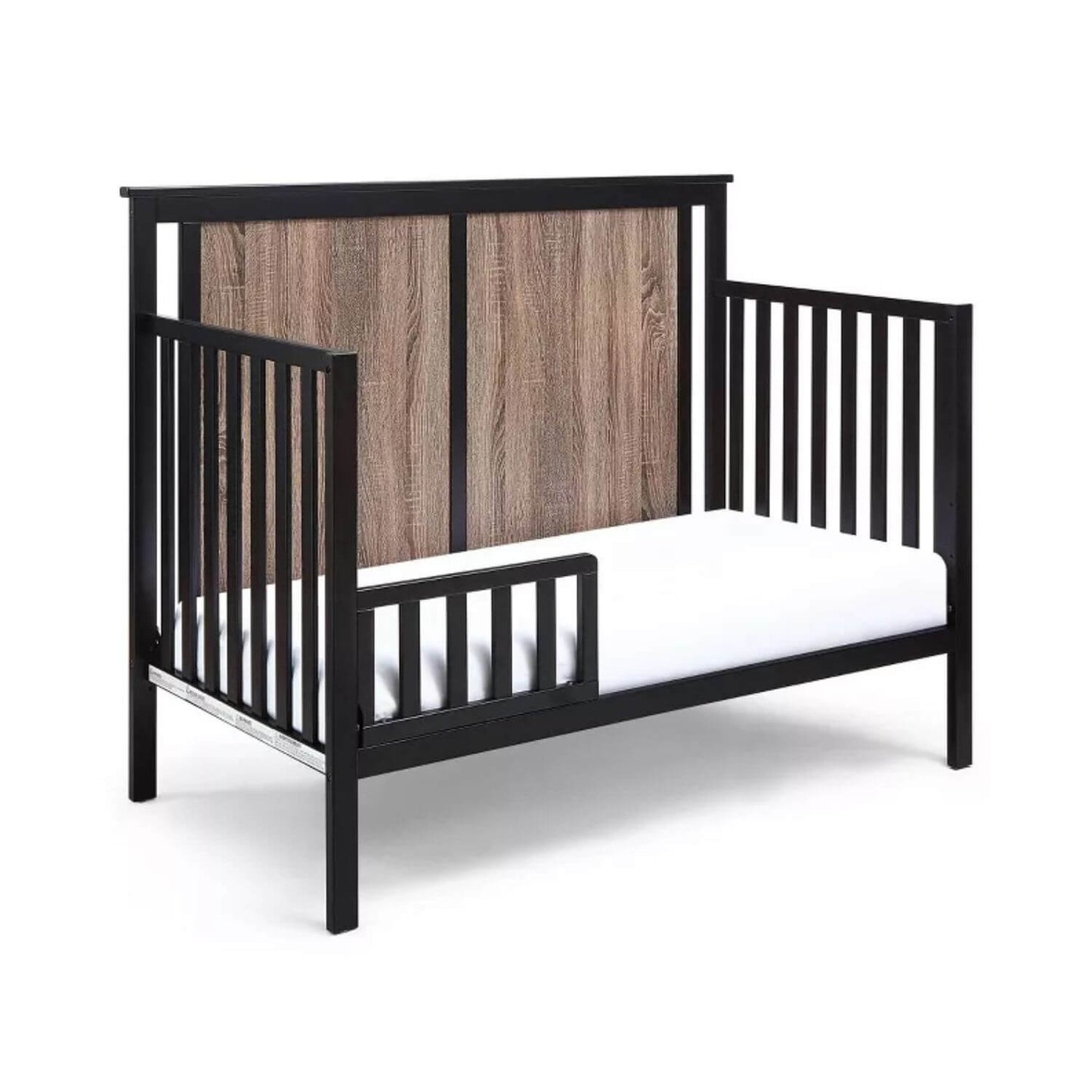 Connelly 4-in-1 Convertible Crib Black/Vintage Walnut