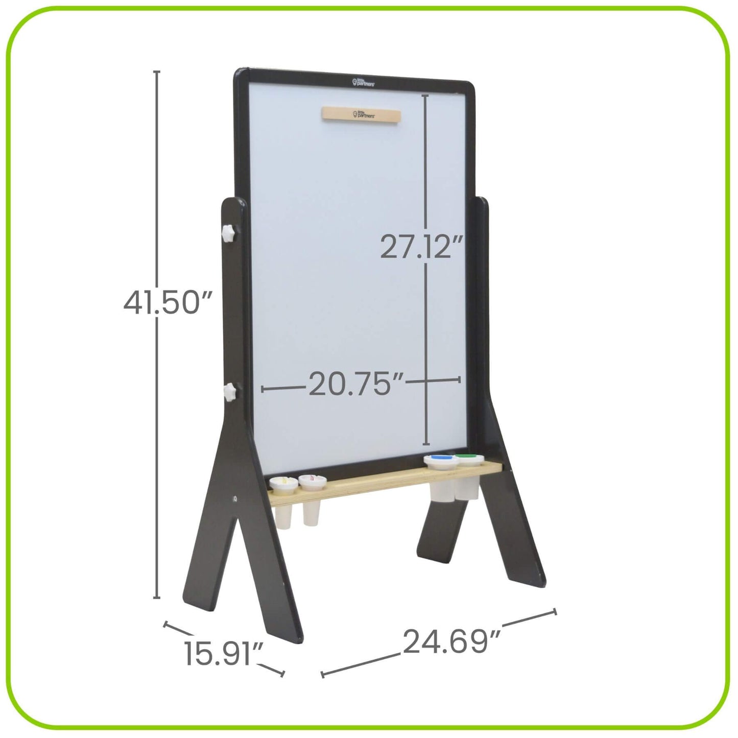 Little Partners Contempo Art Easel Charcoal