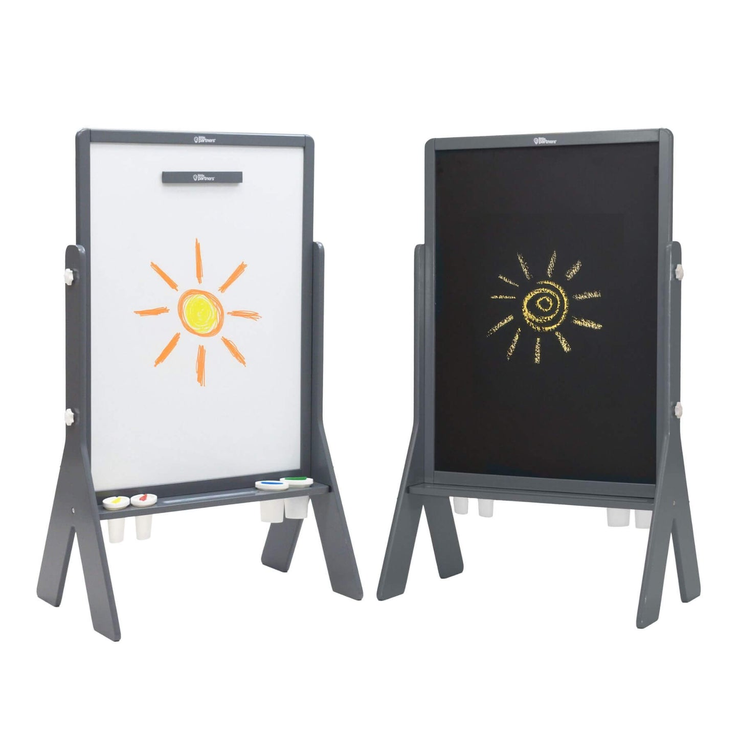 Little Partners Contempo Art Easel Grey