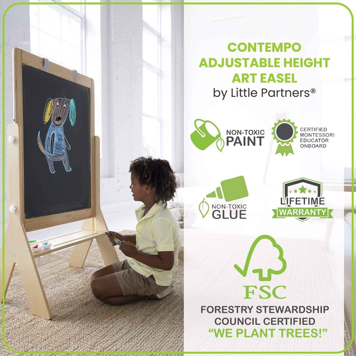 Little Partners Contempo Art Easel