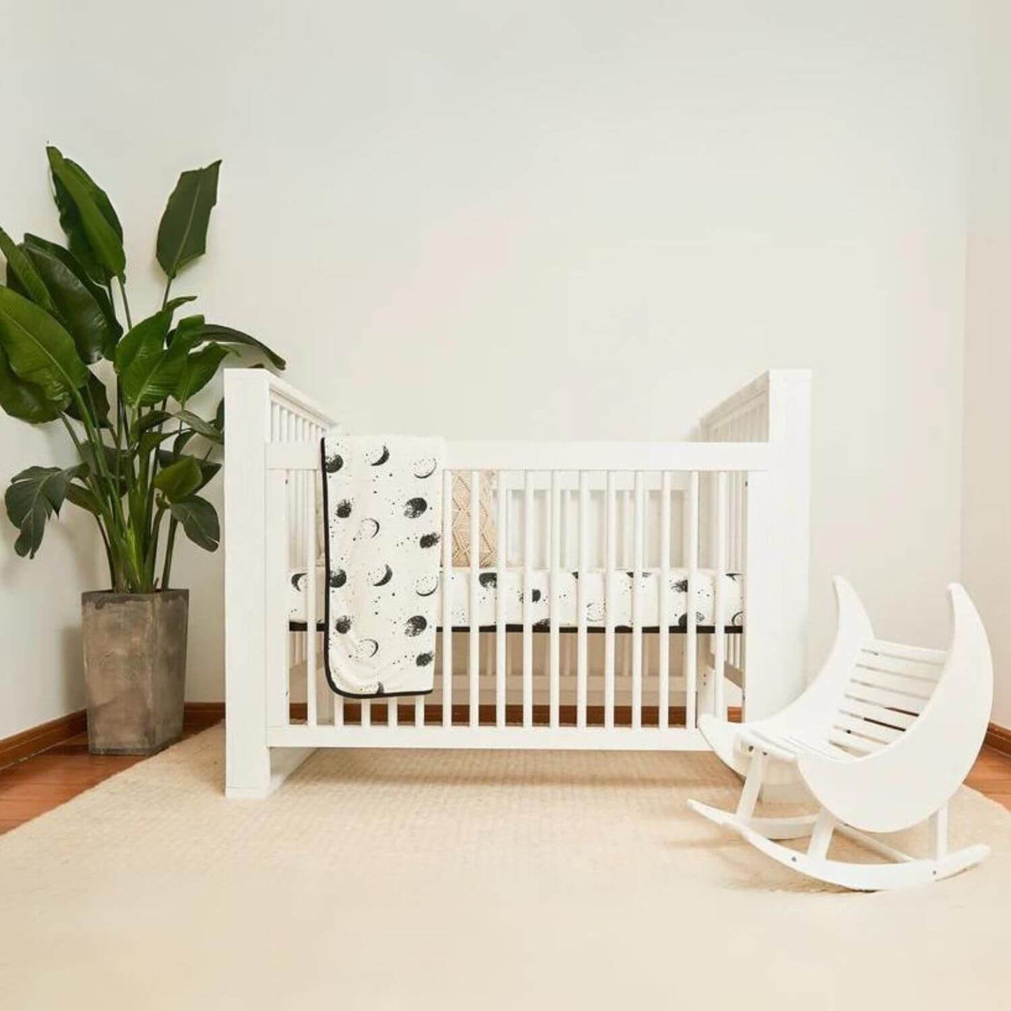 Milk Street Baby Crescent Moon Rocker Tot size Snow - Lifestyle