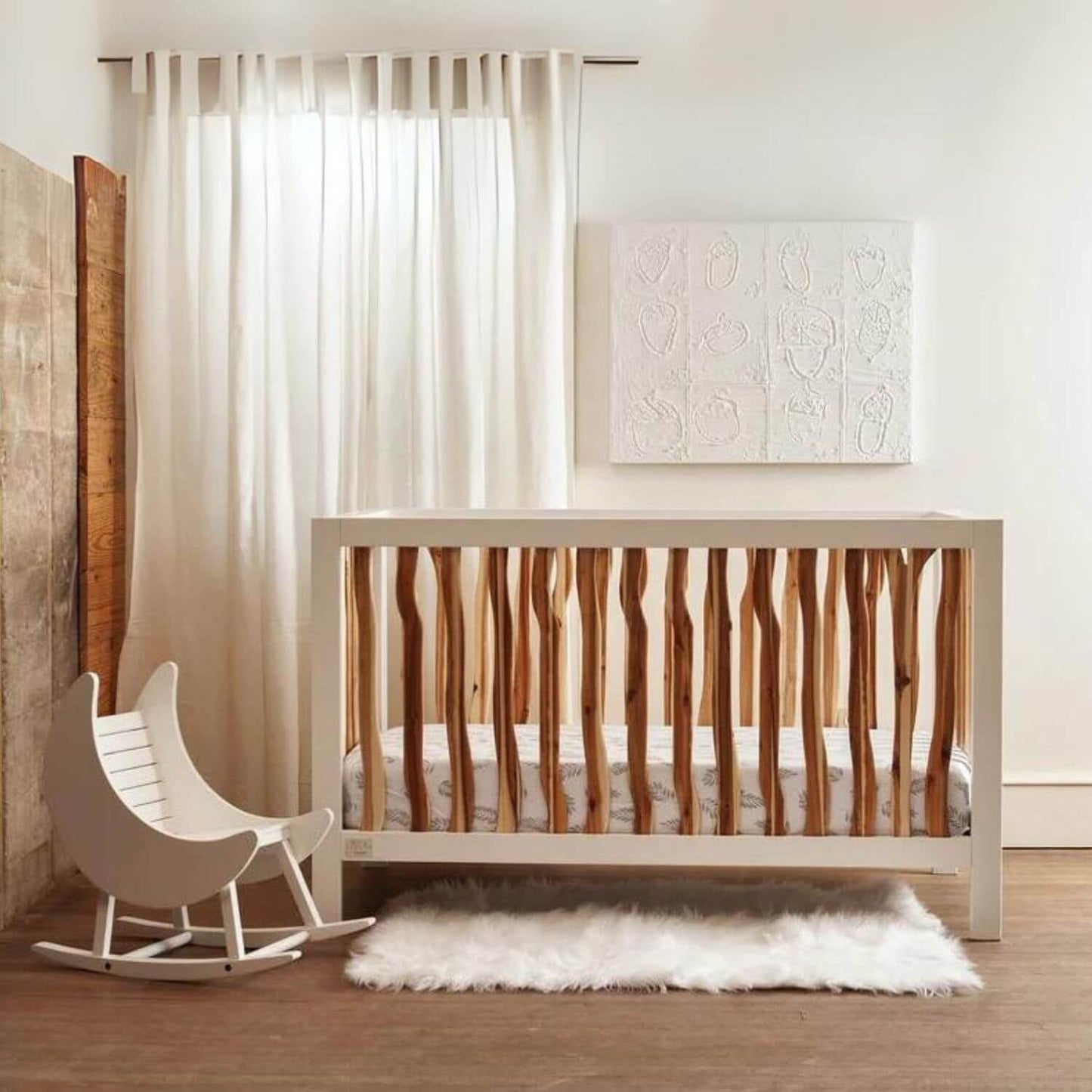 Milk Street Baby Crescent Moon Rocker Tot size Snow - Lifestyle