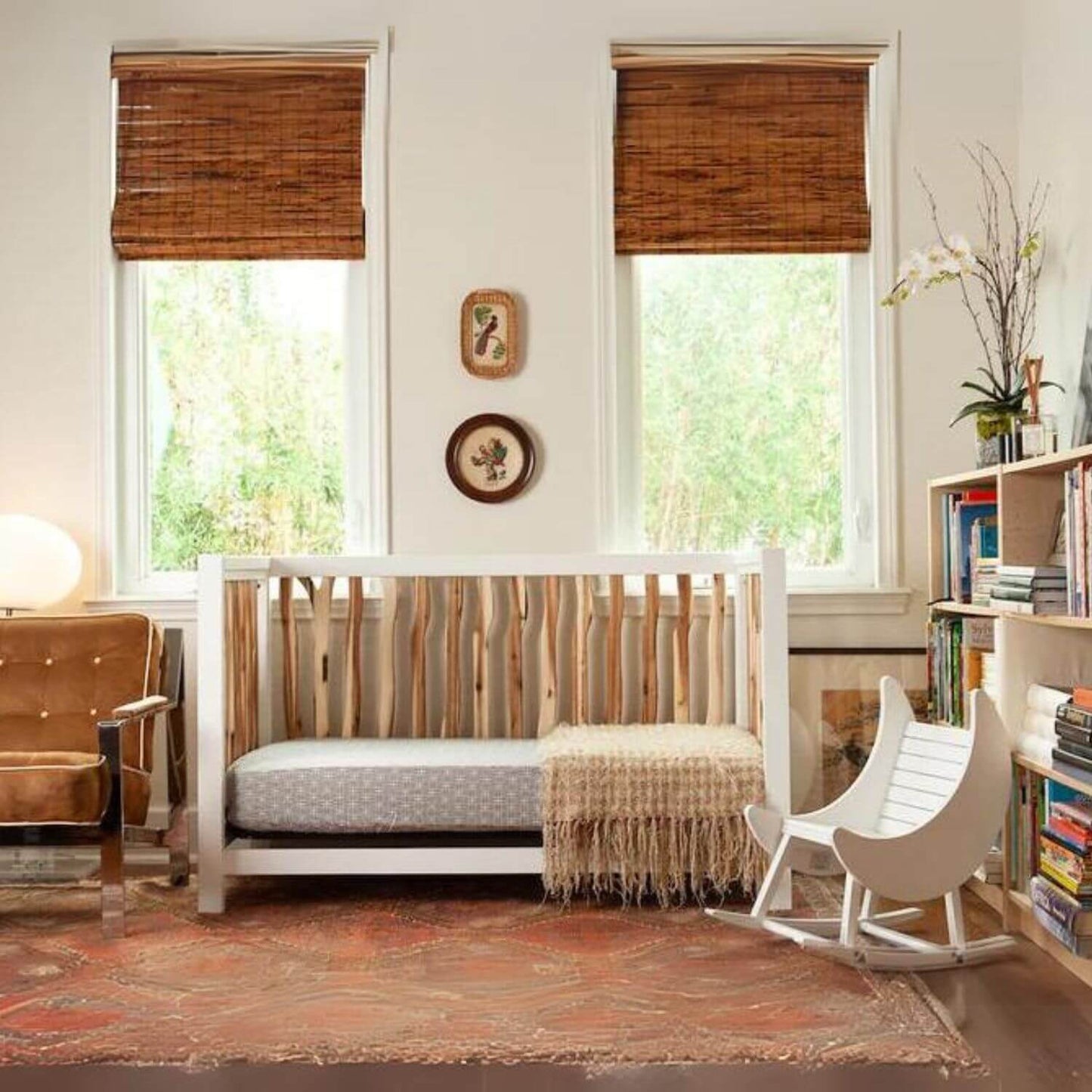 Milk Street Baby Crescent Moon Rocker Tot size Snow - Lifestyle